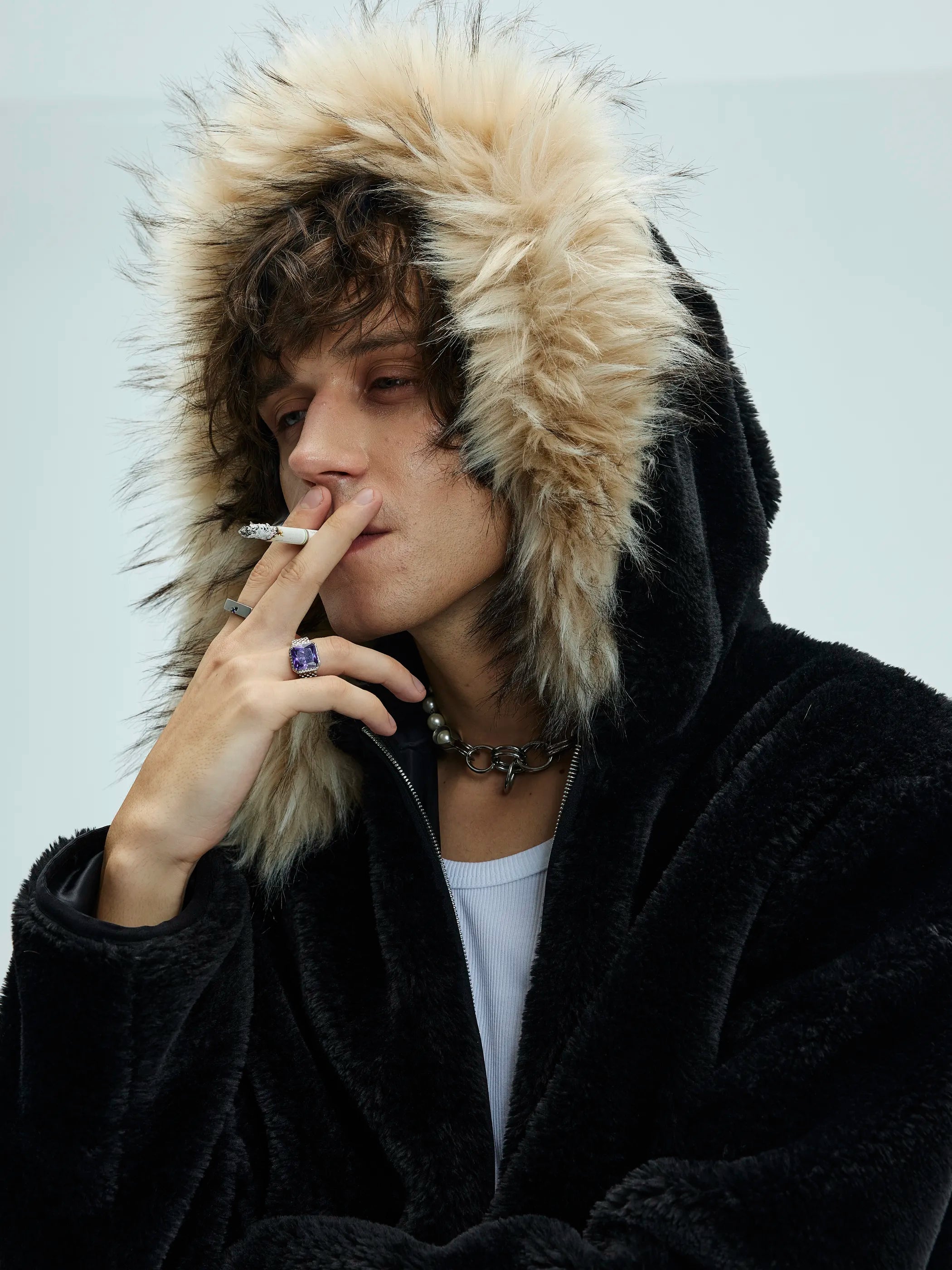 Zip-Off Fleece Hooded Coat