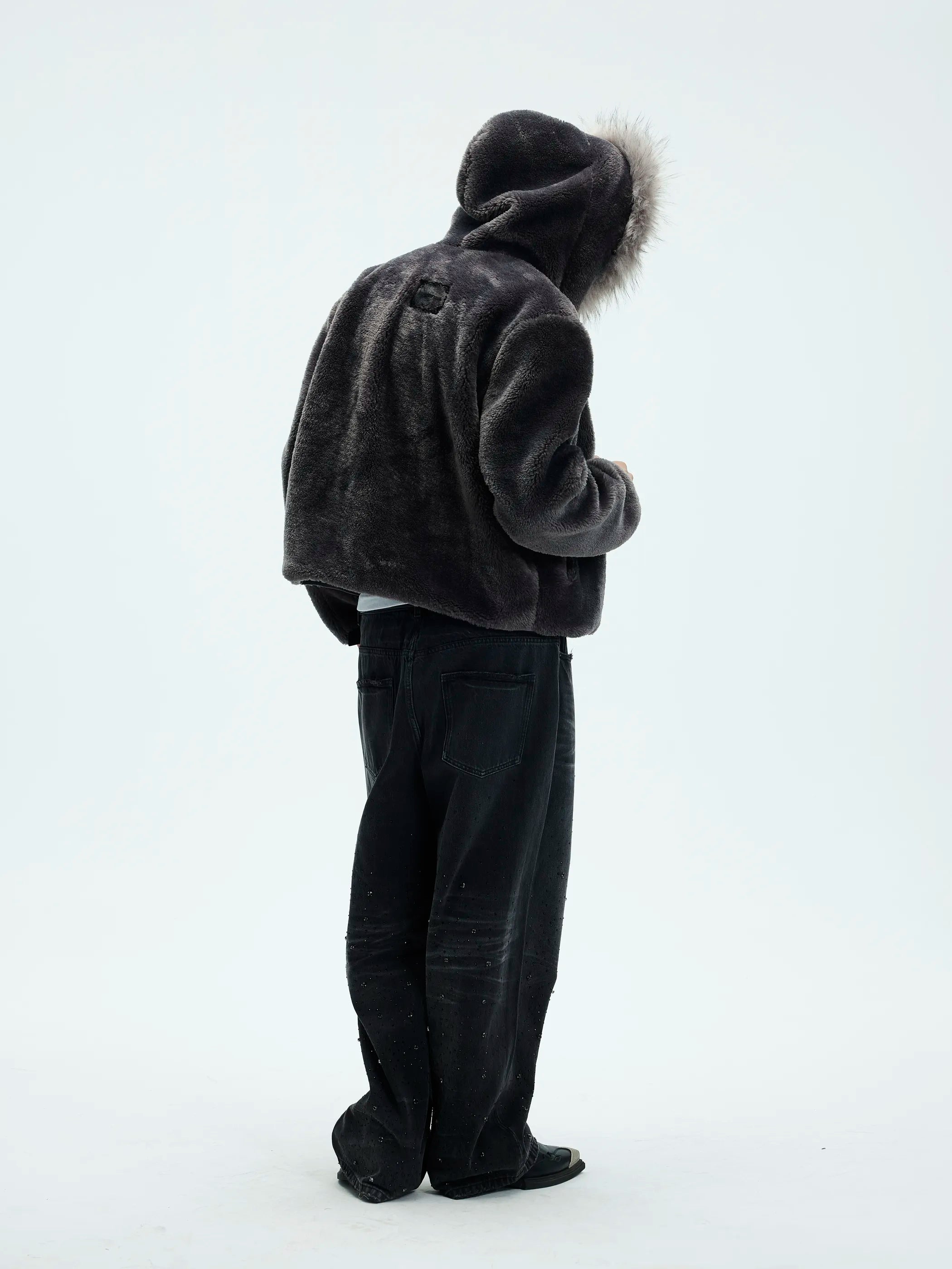 Zip-Off Fleece Hooded Coat