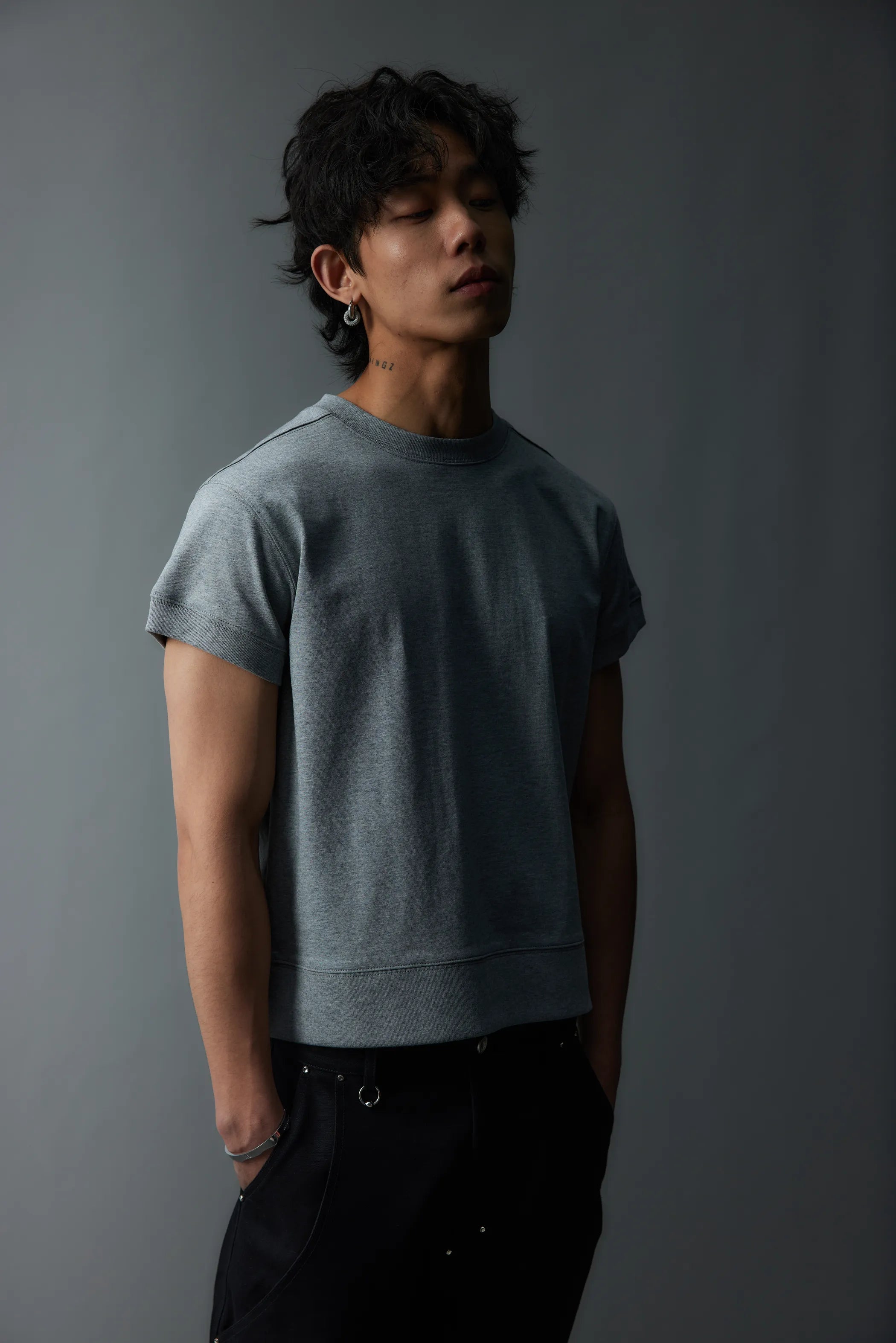 Leather-Label Premium Cotton Tee