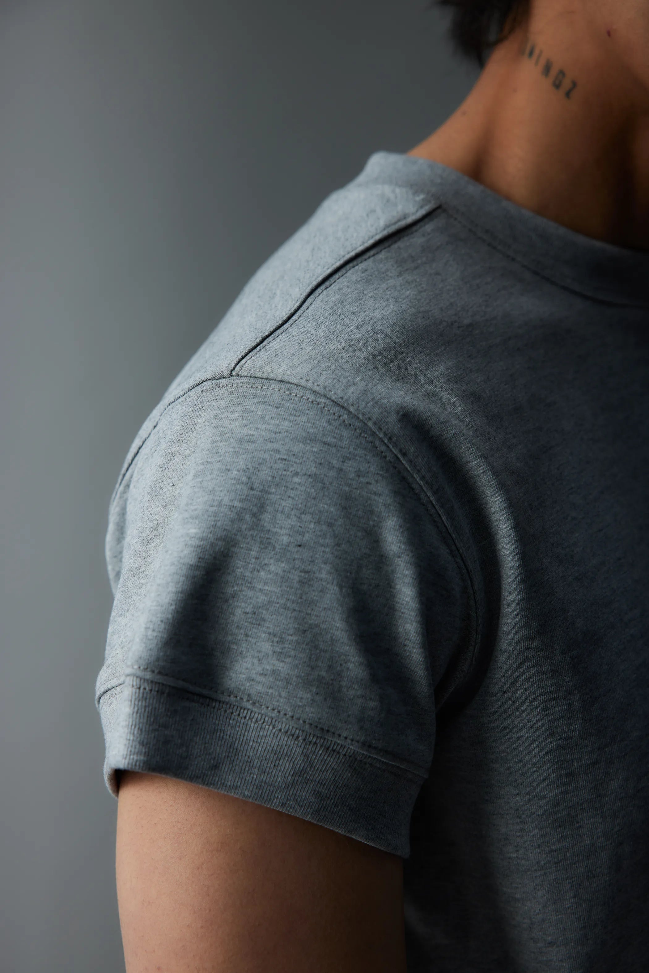 Leather-Label Premium Cotton Tee