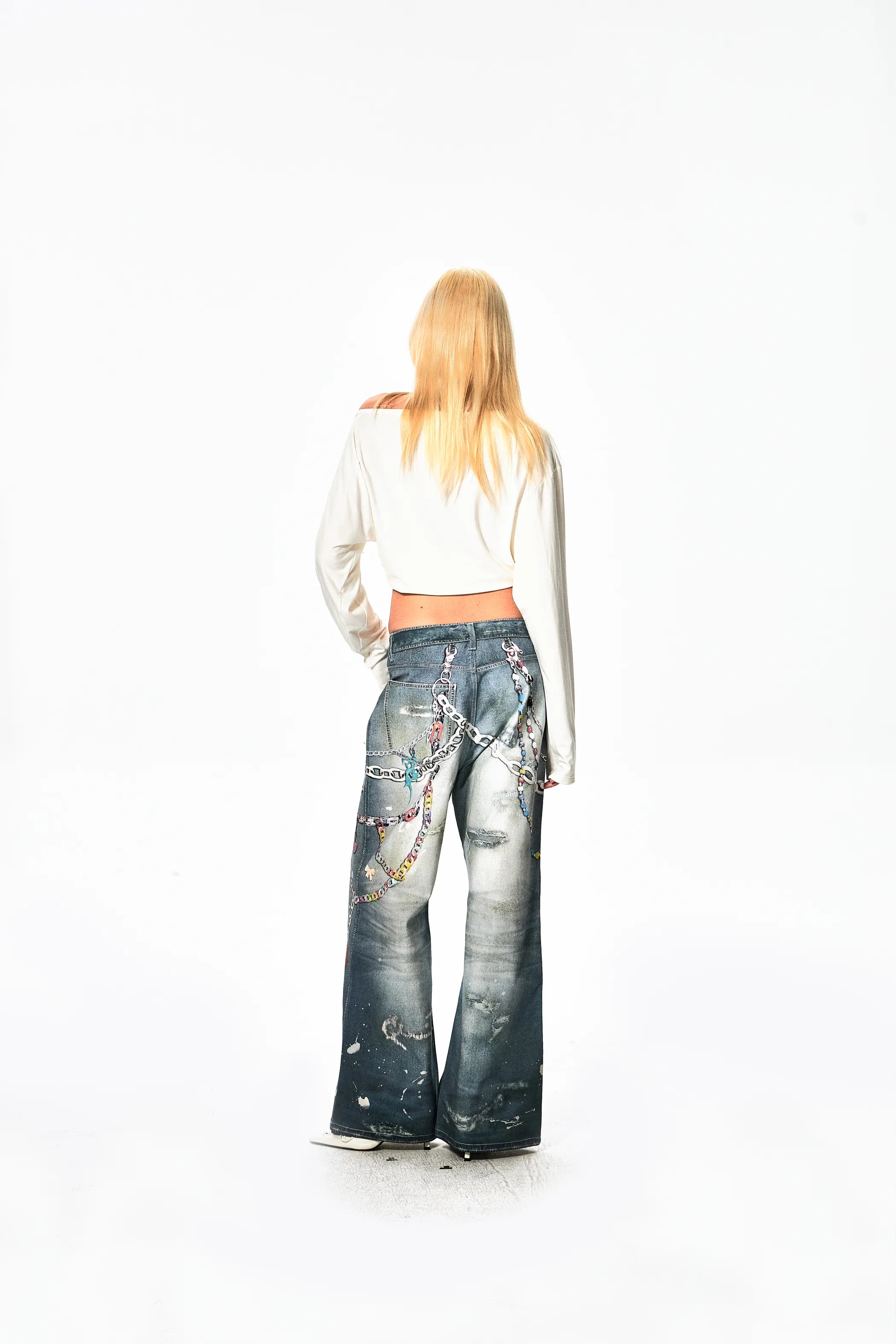 Cartoon Chain Pants