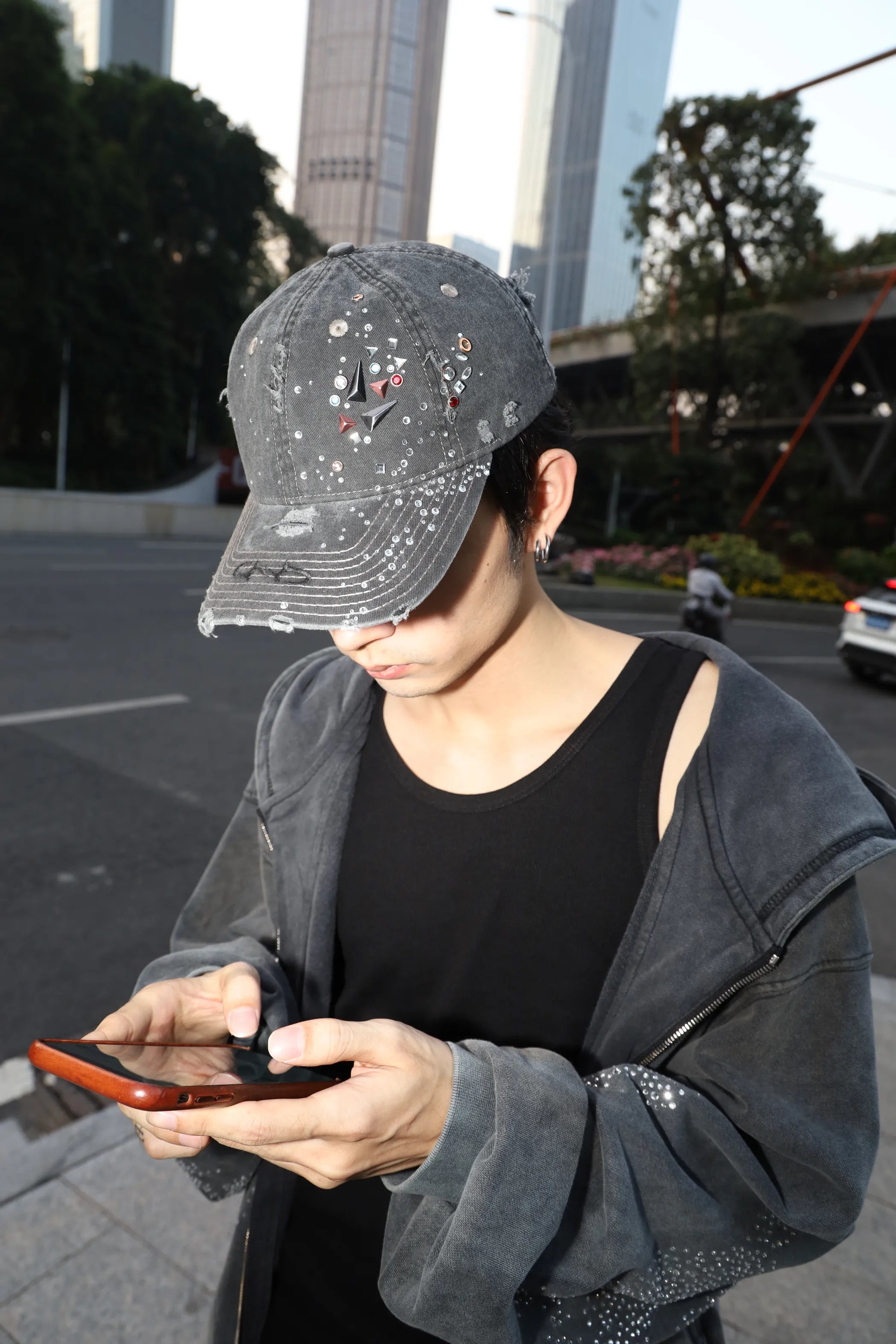 Rhinestone Baseball Cap