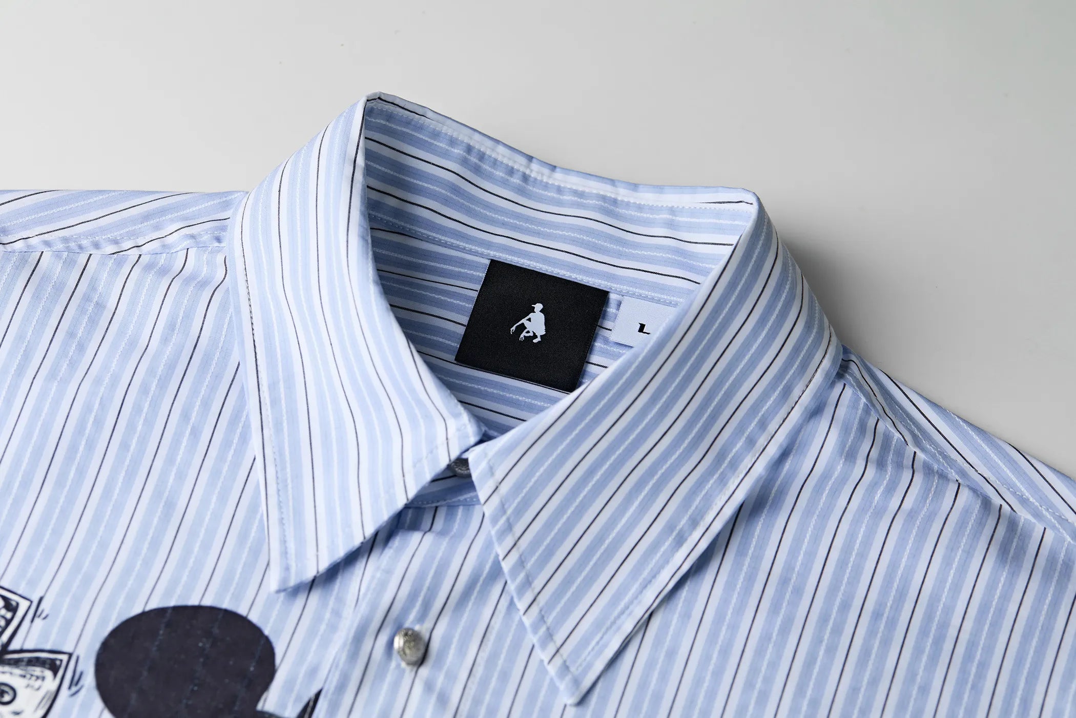 Betrayed Ideals Mickey Striped Shirt