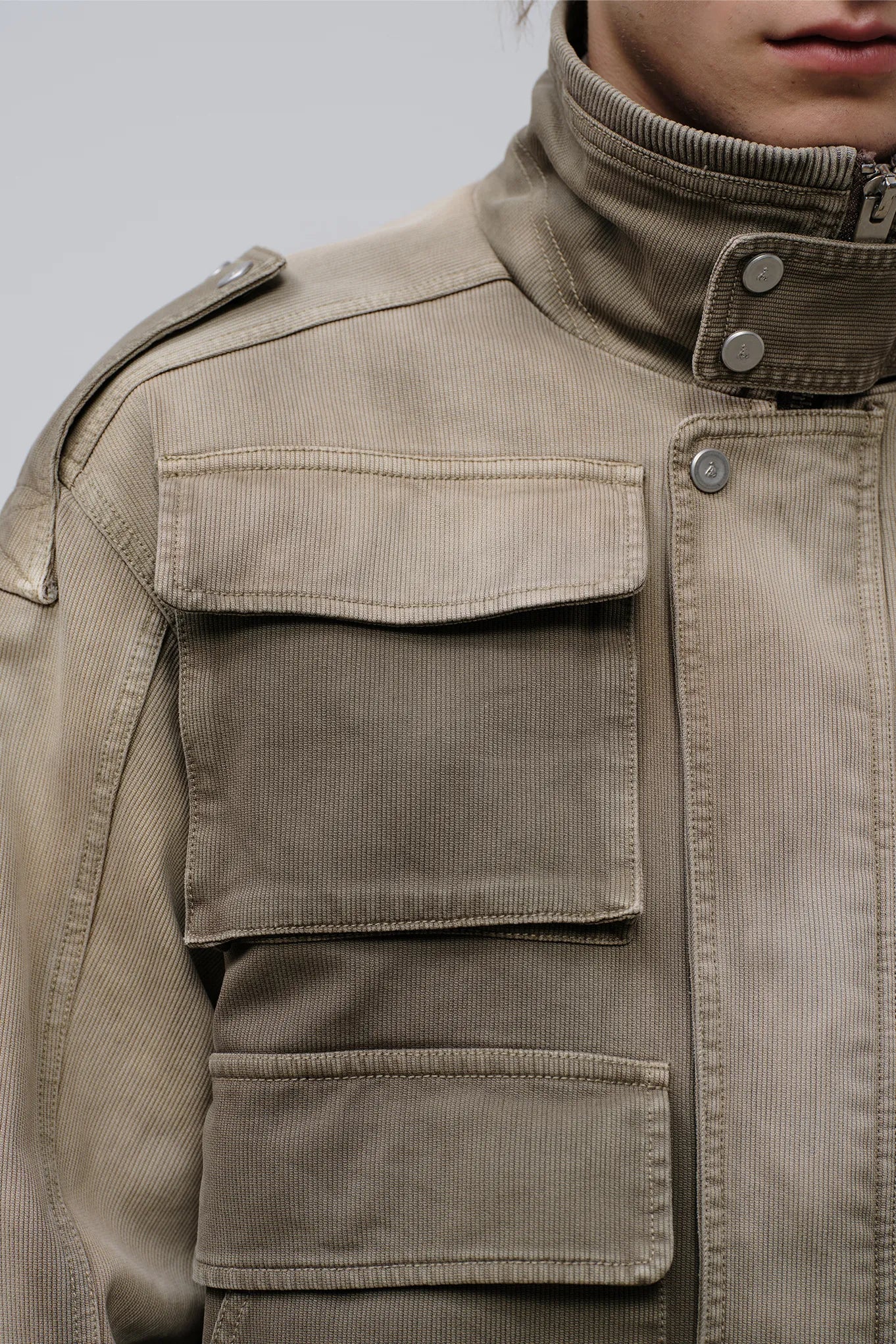 Mechanic Multi-Pocket Bomber Jacket