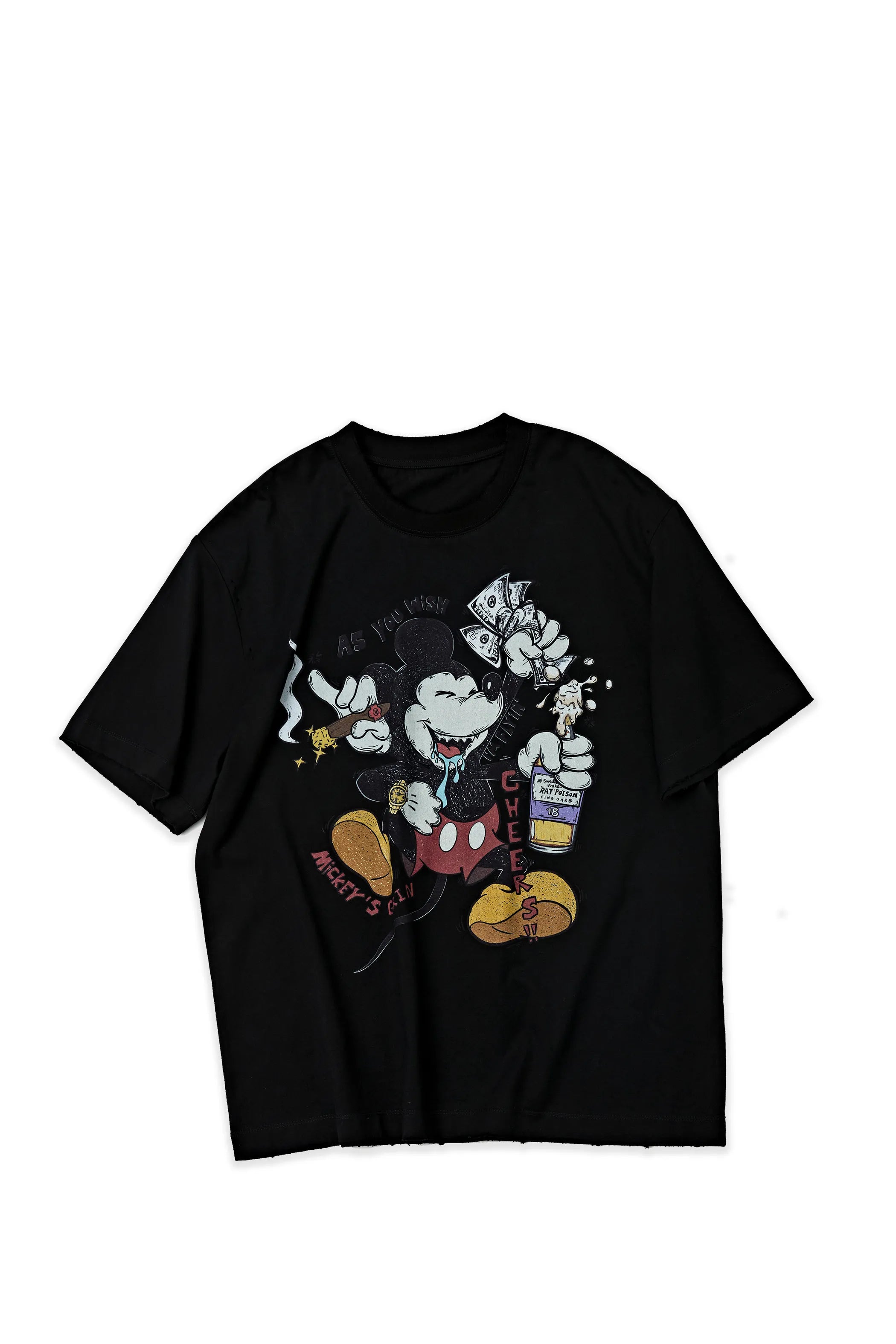 Mickey Mouse Graphic Distressed Tee