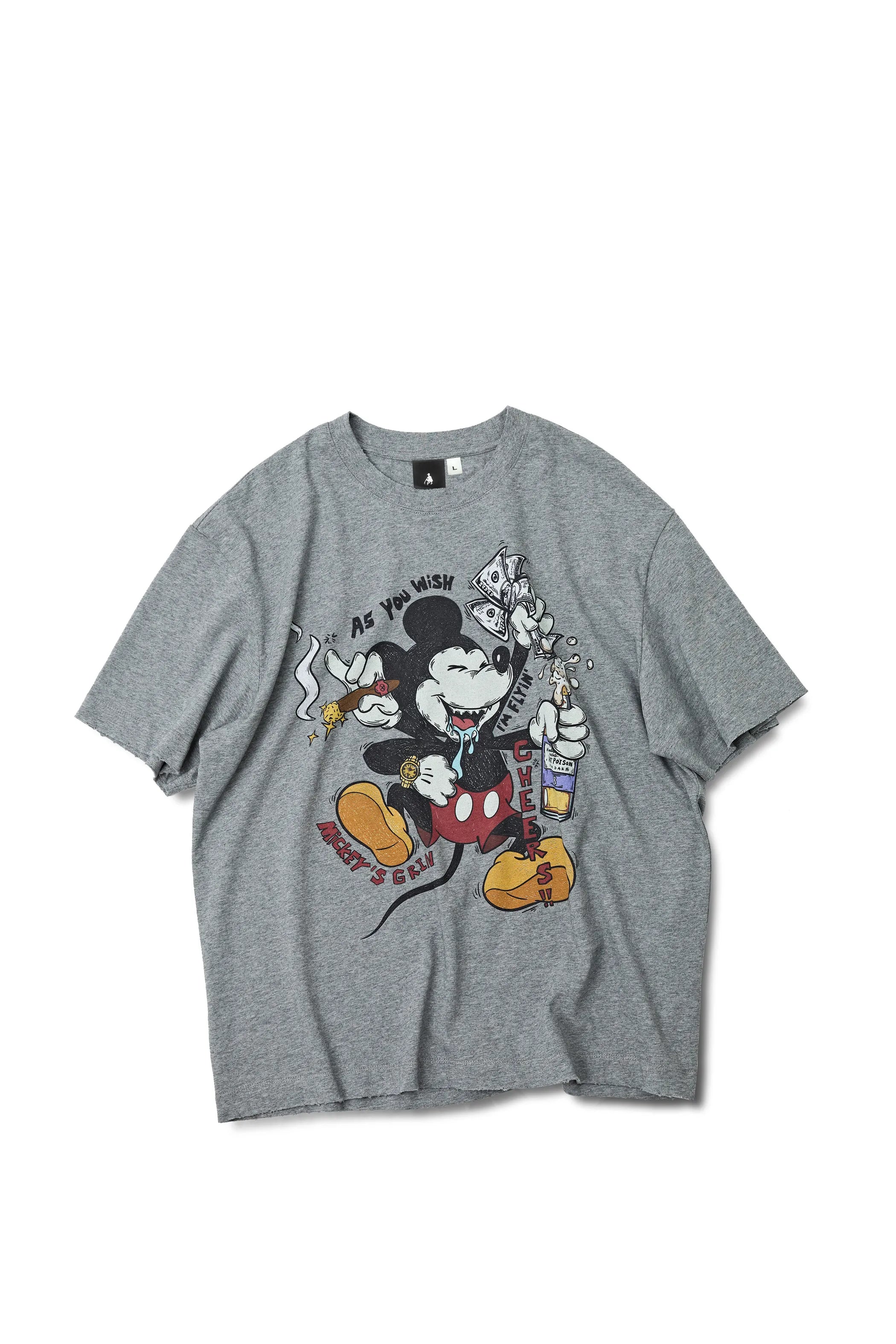 Mickey Mouse Graphic Distressed Tee