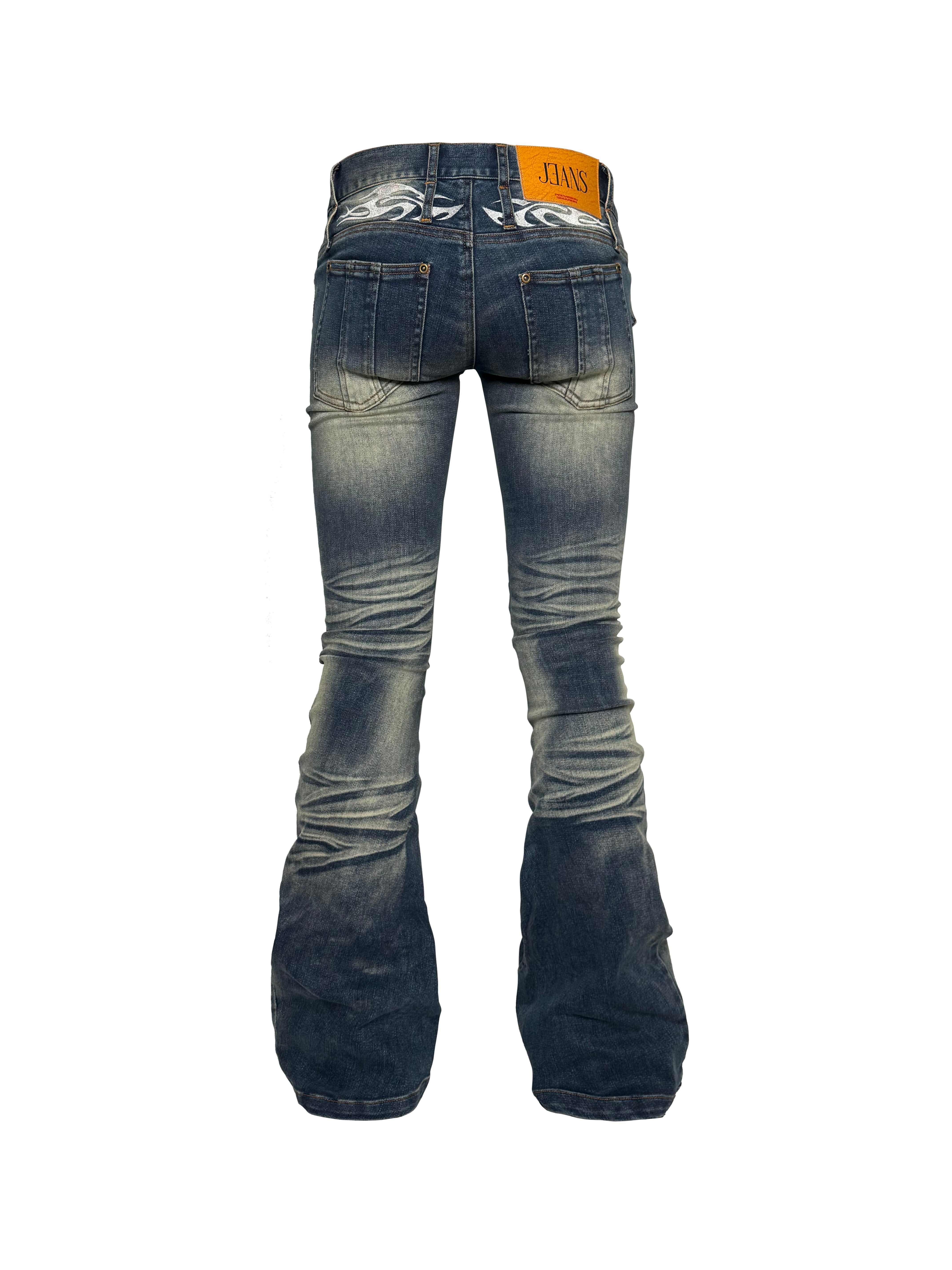 Totem Low Rise Stacked Flare Jeans