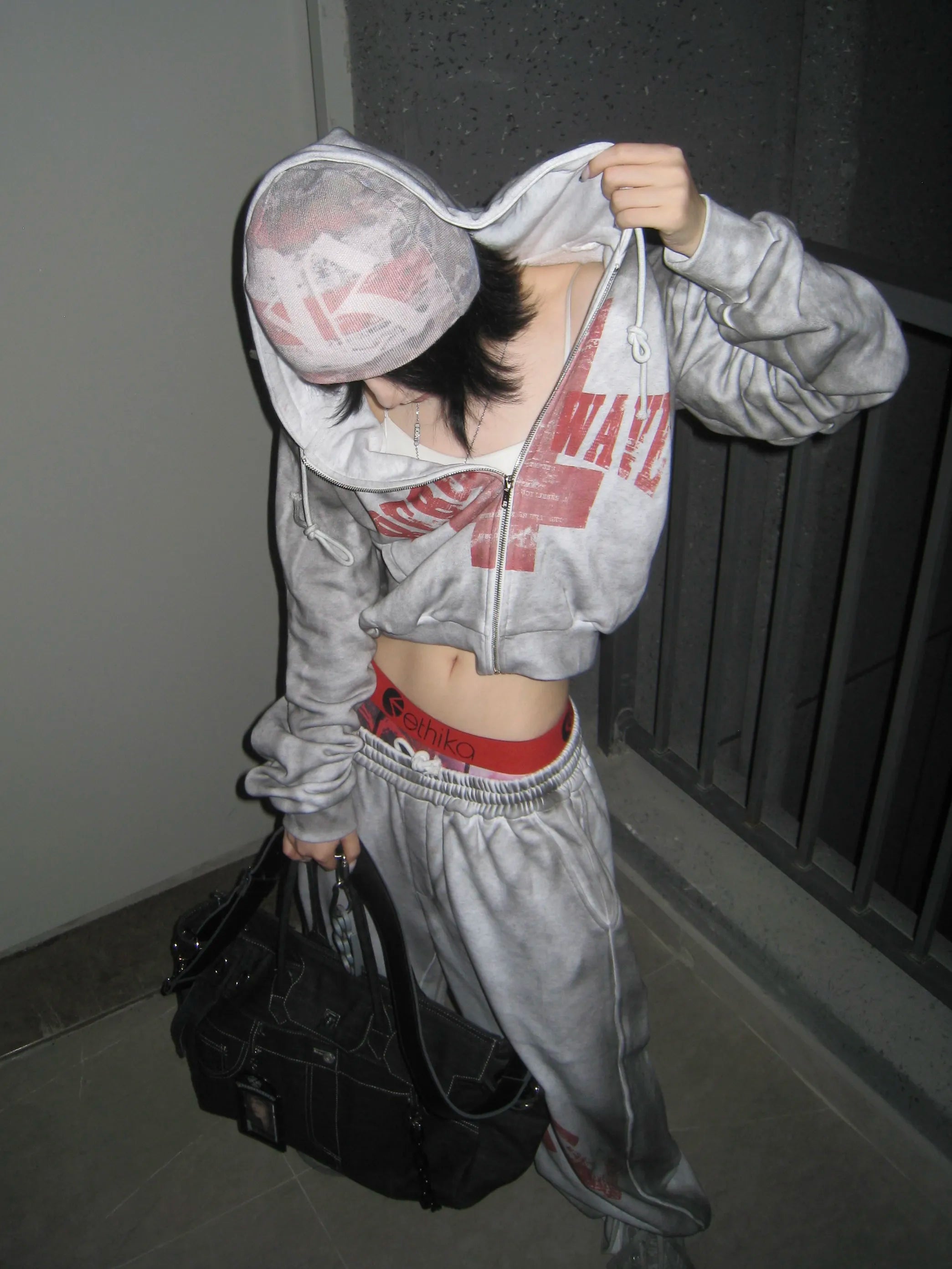 "✝" Distressed sweatshirt