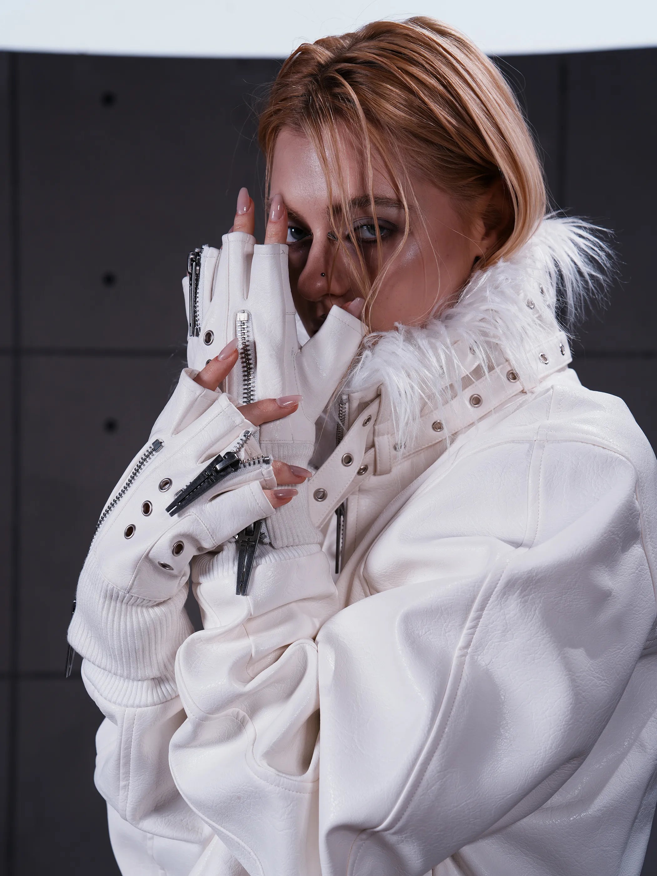 "WØR" Double-zip gloves