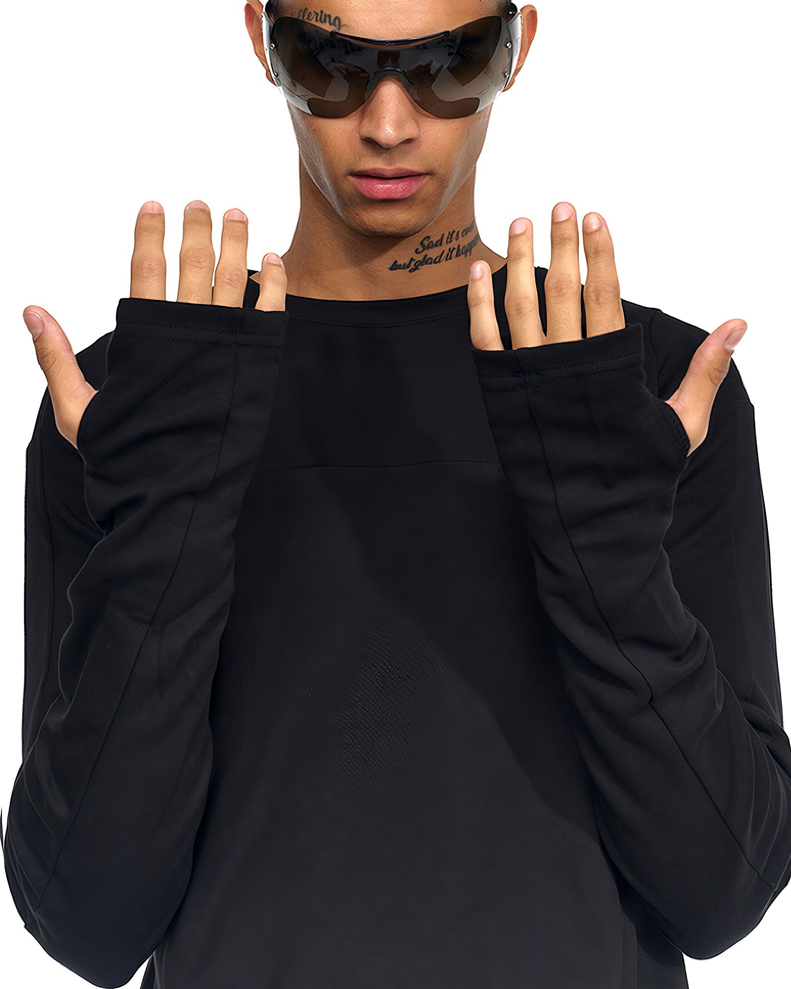 "✝" Fitted base-layer long-sleeve