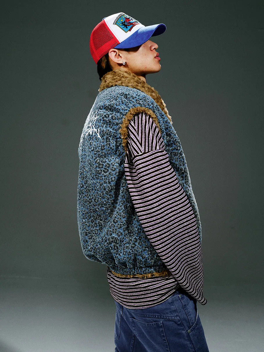 HOPELESS Blue Leopard Vest