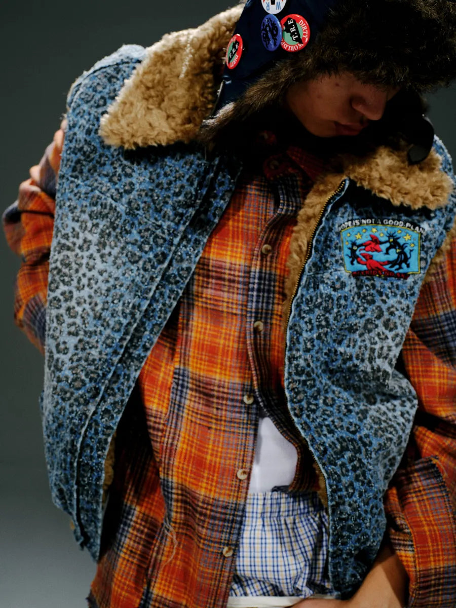HOPELESS Blue Leopard Vest