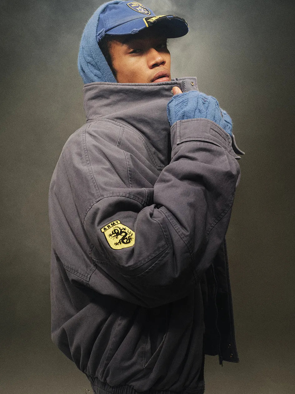Standing collar "Police uniform" jacket