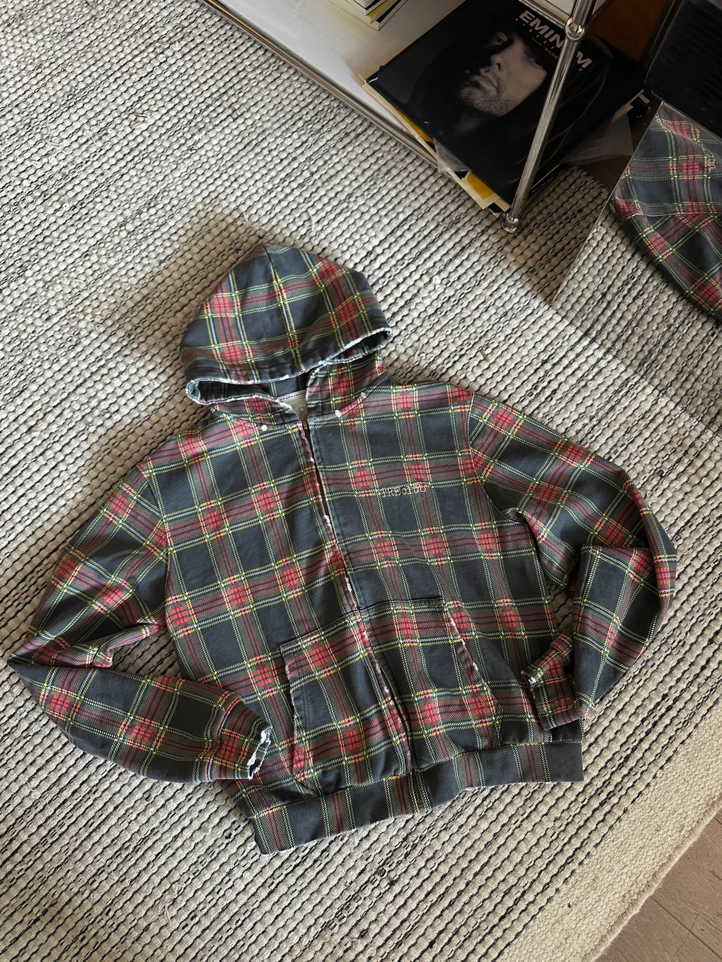 Vintage Plaid Sweatshirt