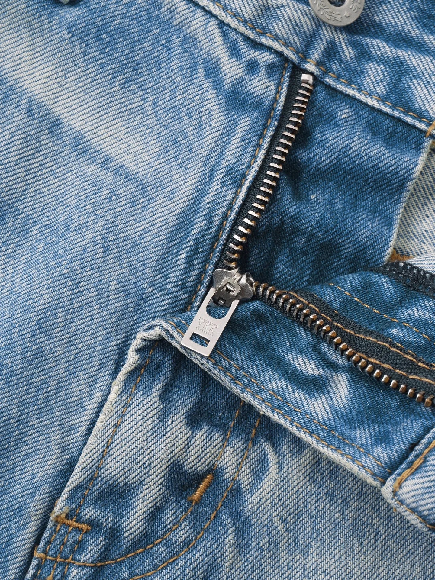 Cream Blue jeans