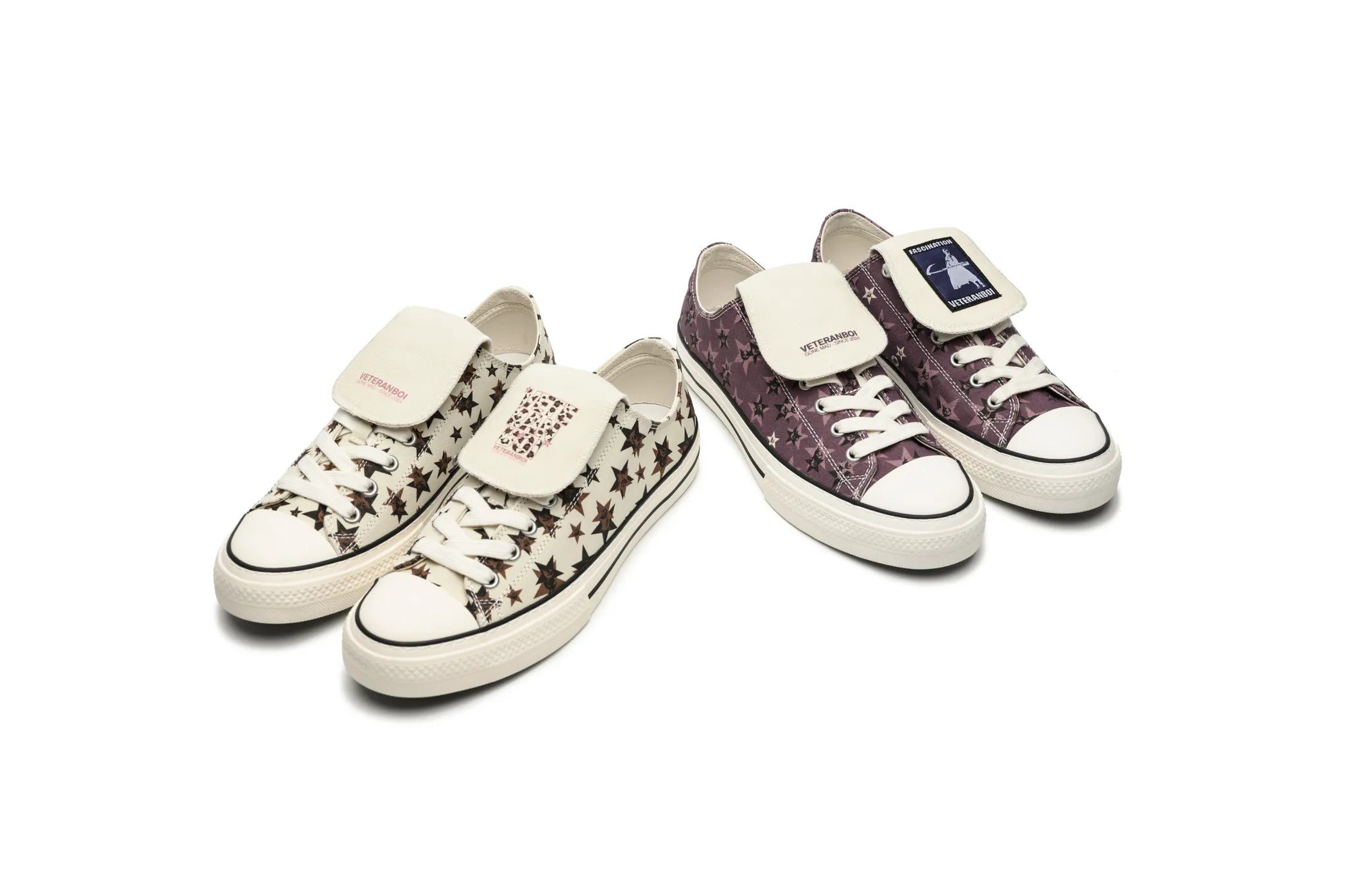Leopard monogram sneakers