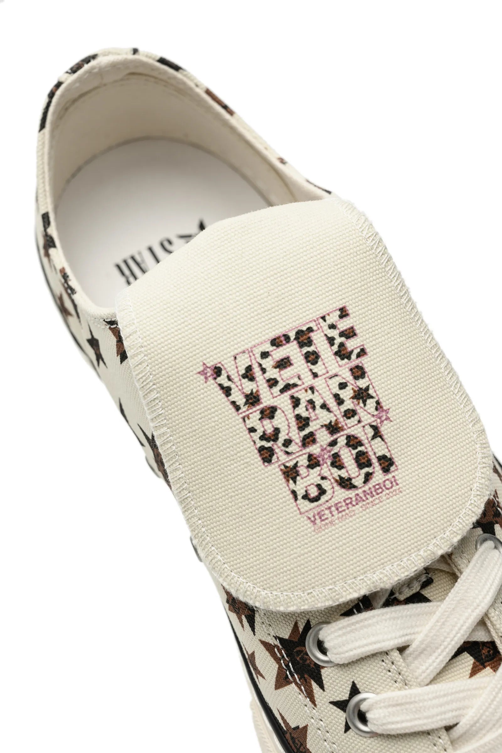 Leopard monogram sneakers