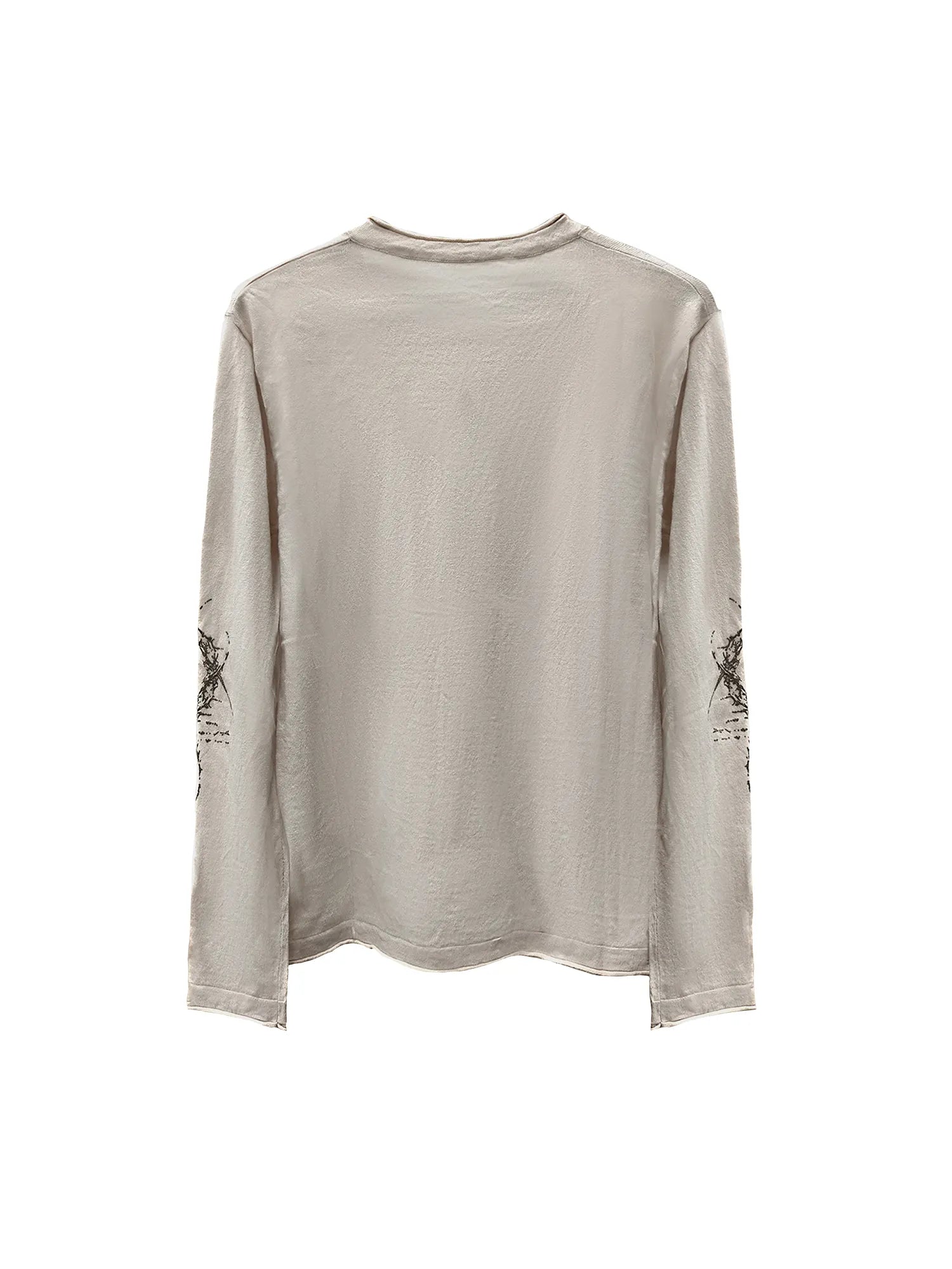 Aria Henry Neck Long-Sleeve Tee