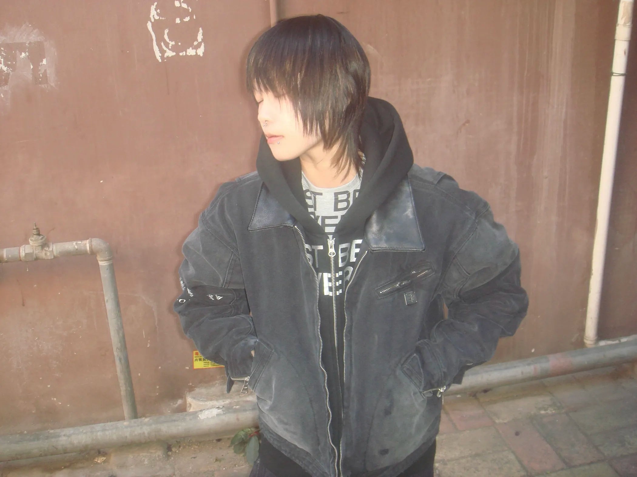 Deconstructed Detroit 16oz Leather Jacket