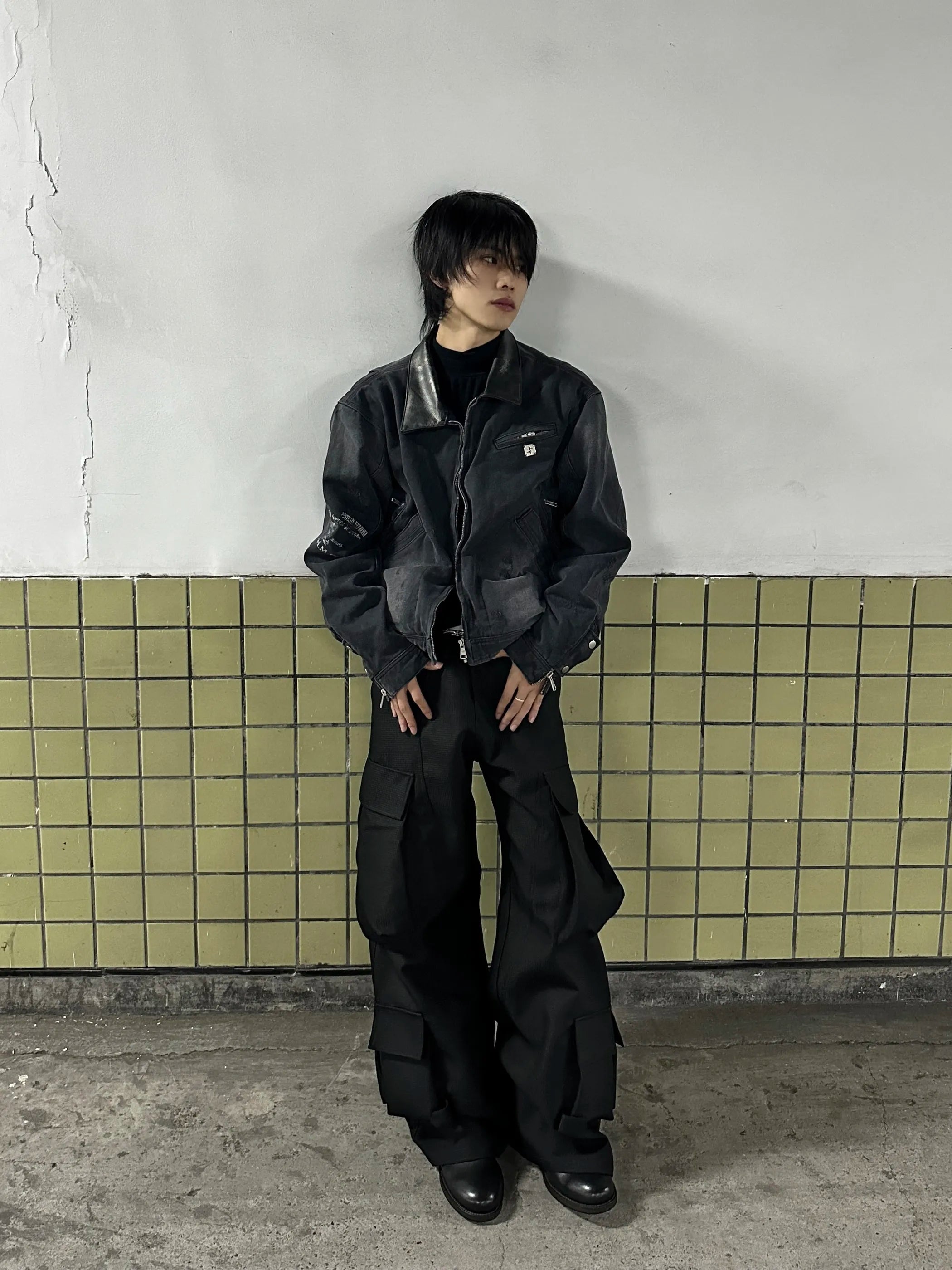 Deconstructed Detroit 16oz Leather Jacket