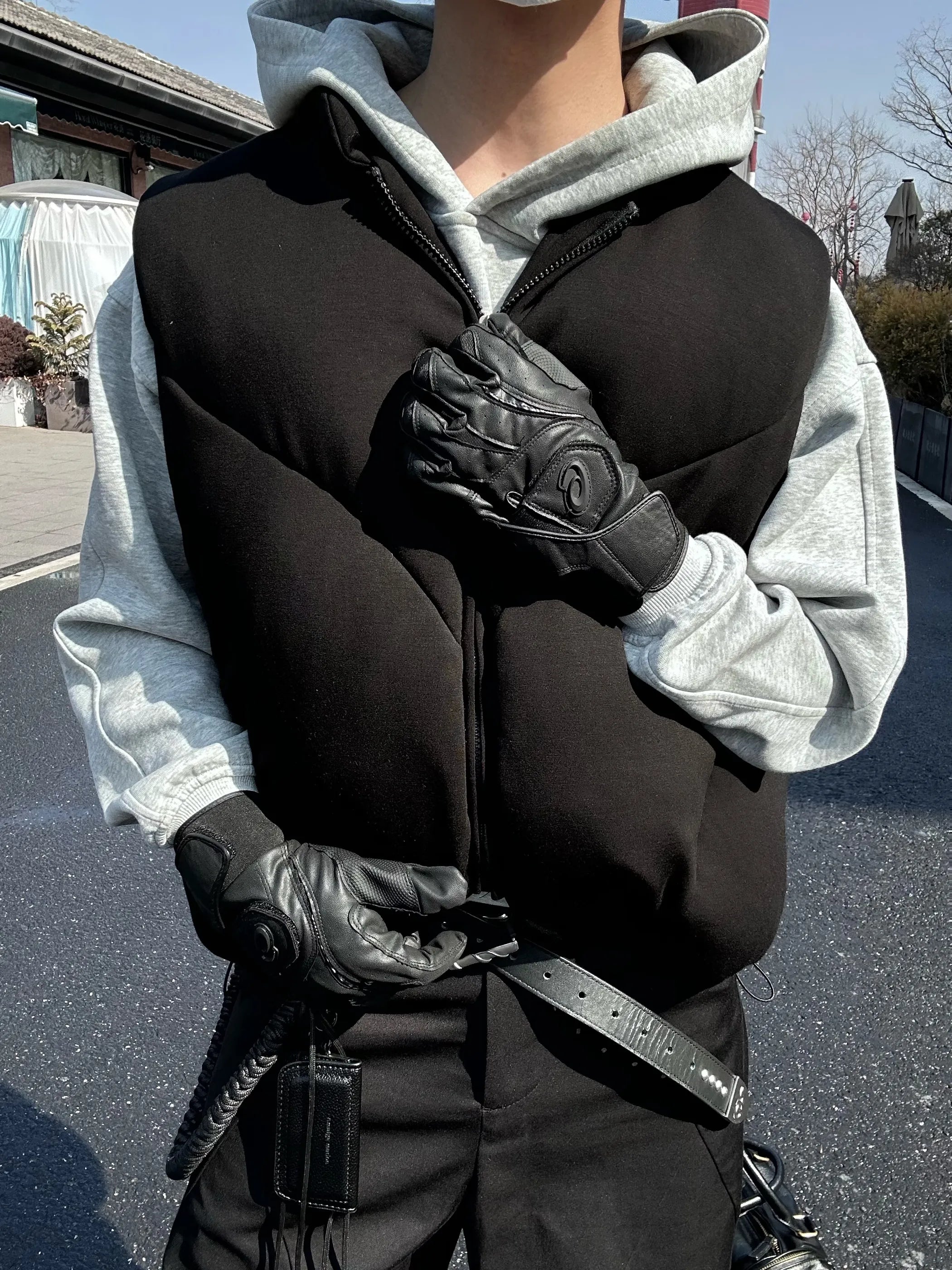 Deconstructed Down-Cotton Vest