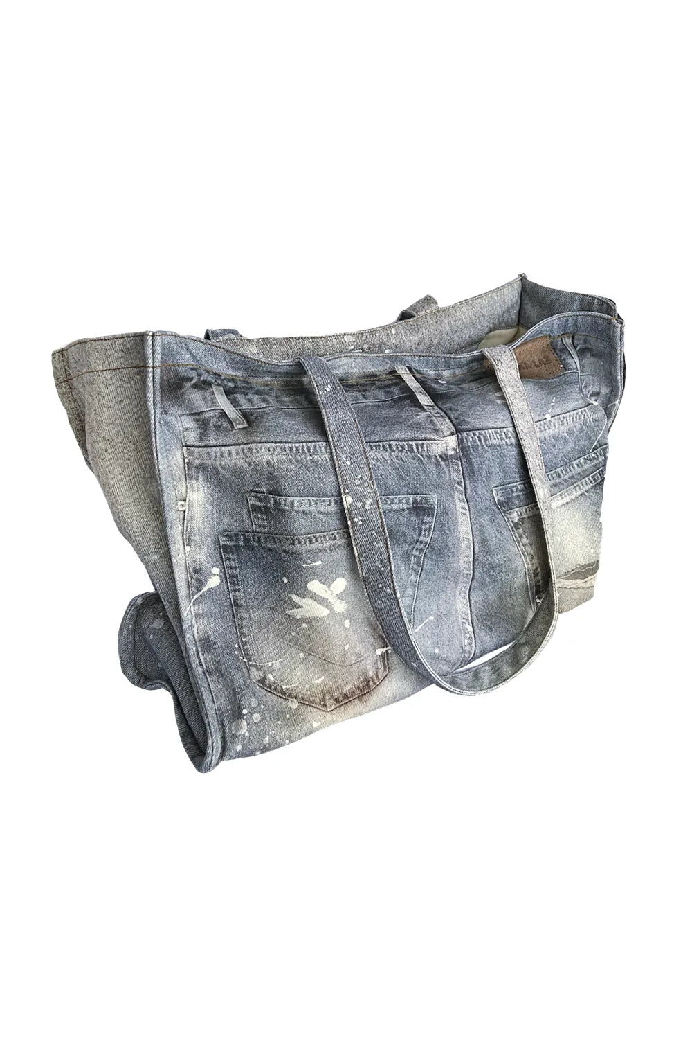 Distressed jeans Tote