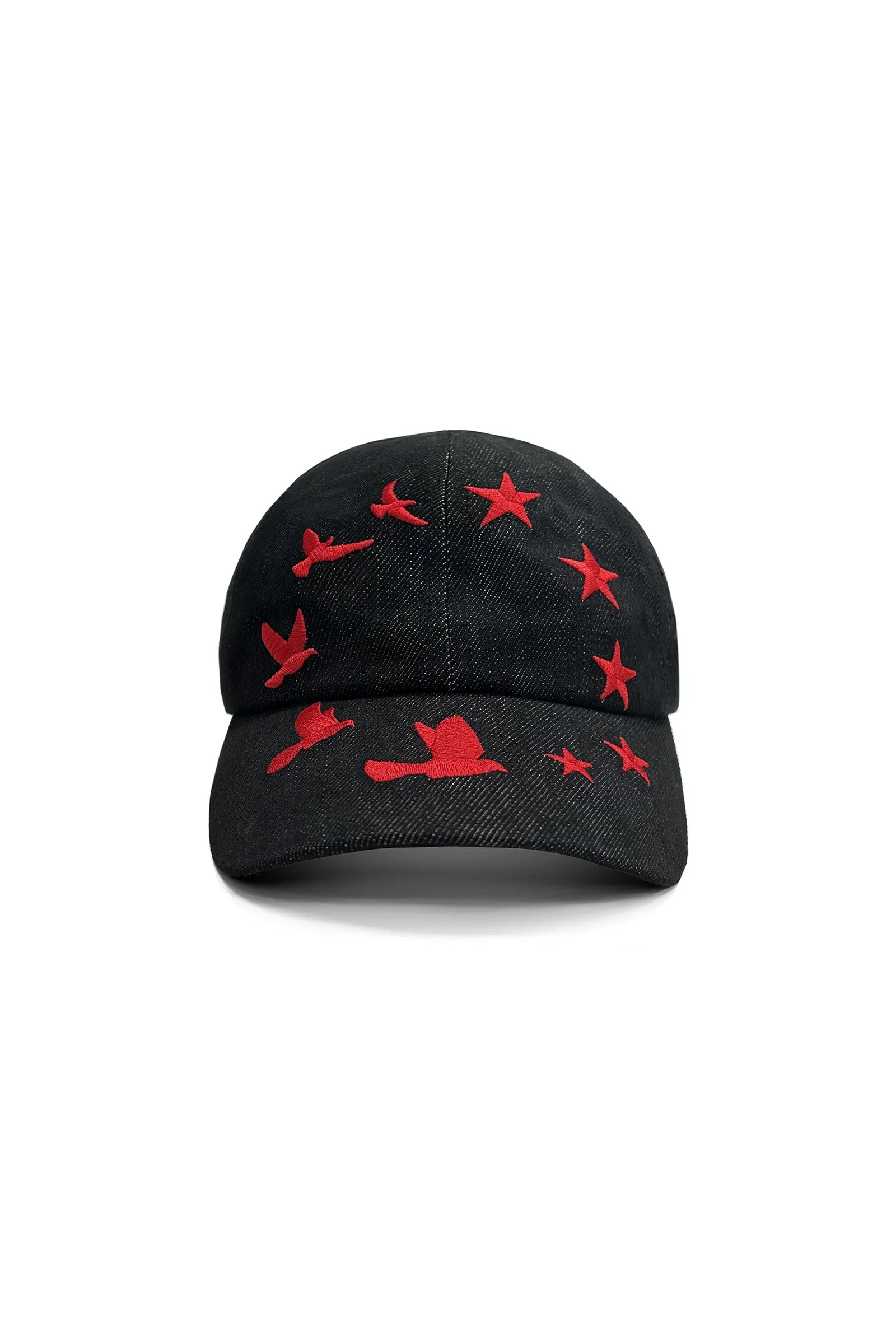Star Peace Dove Denim Dad Cap