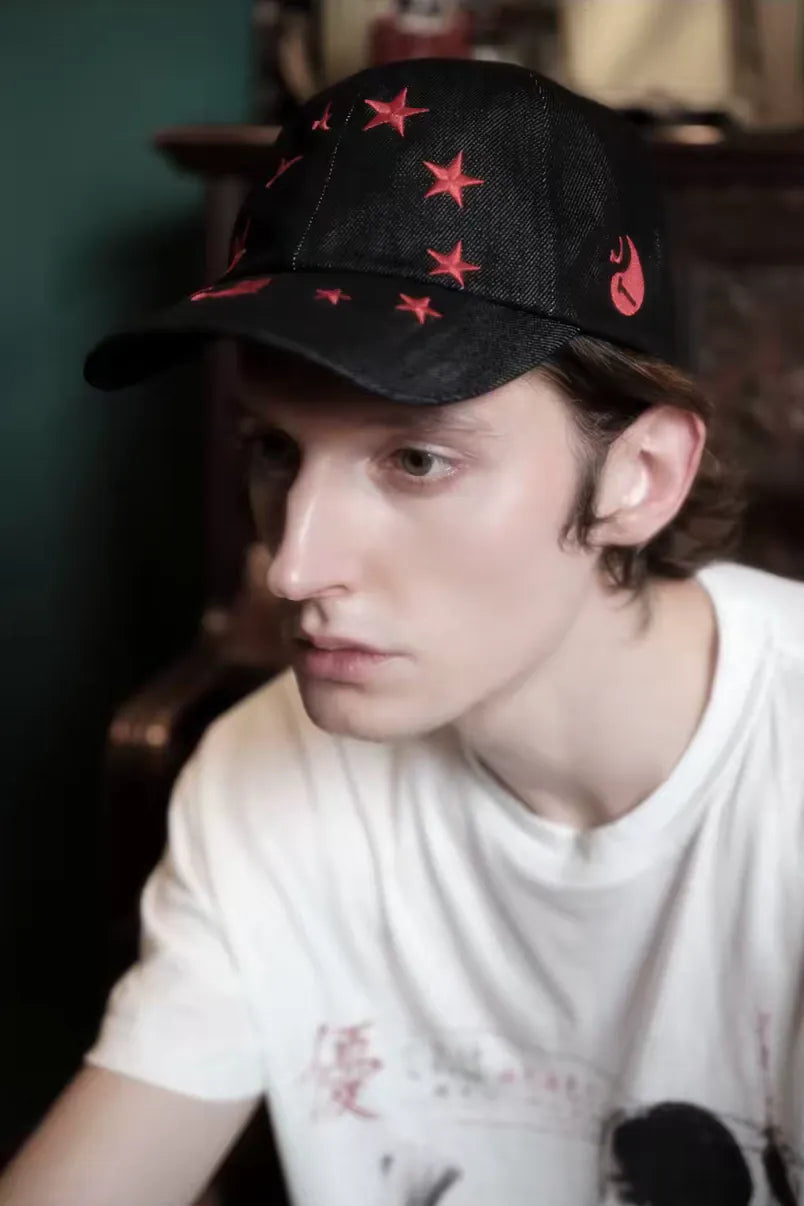 Star Peace Dove Denim Dad Cap