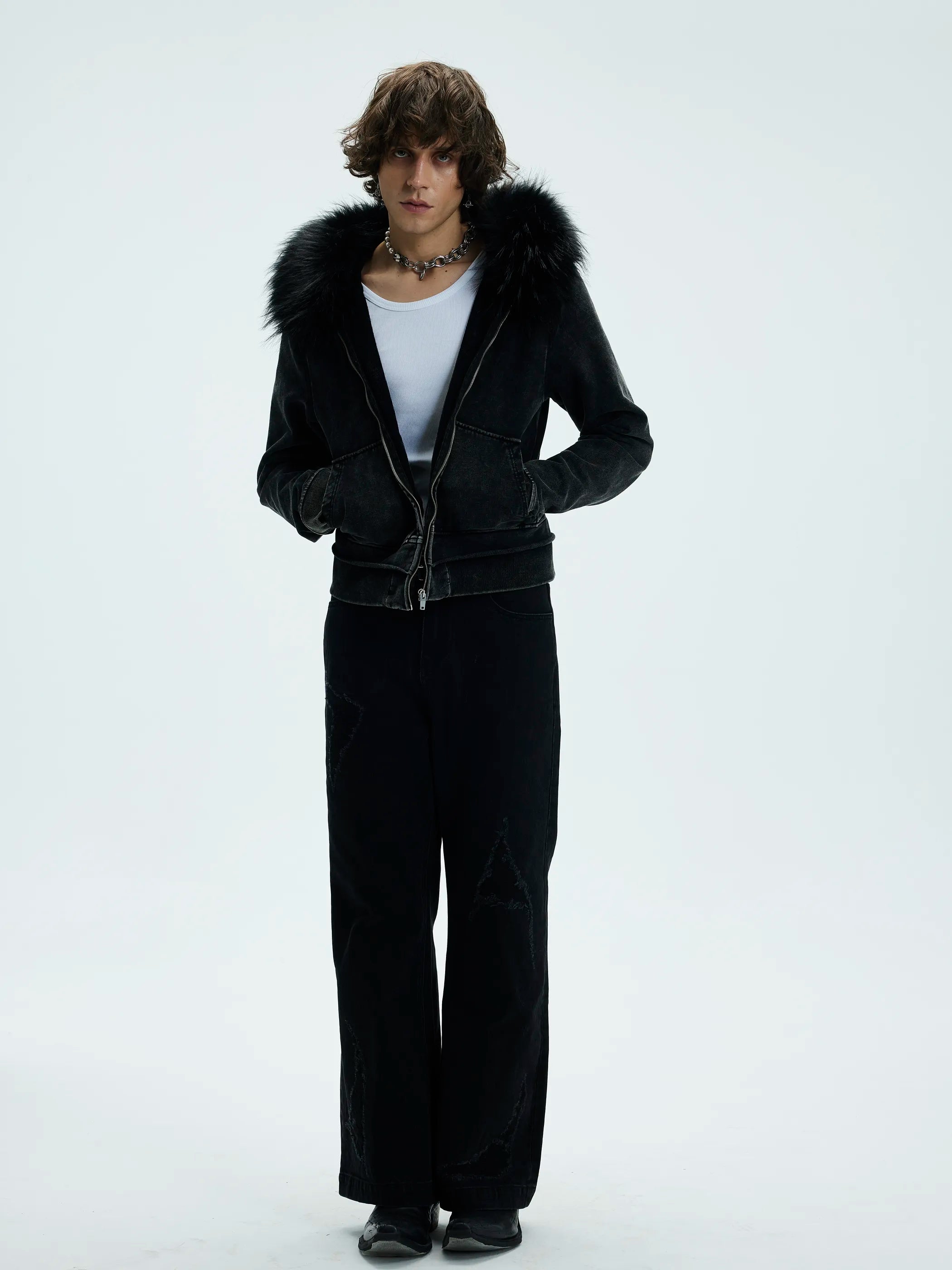 Detachable Hood Hoodie