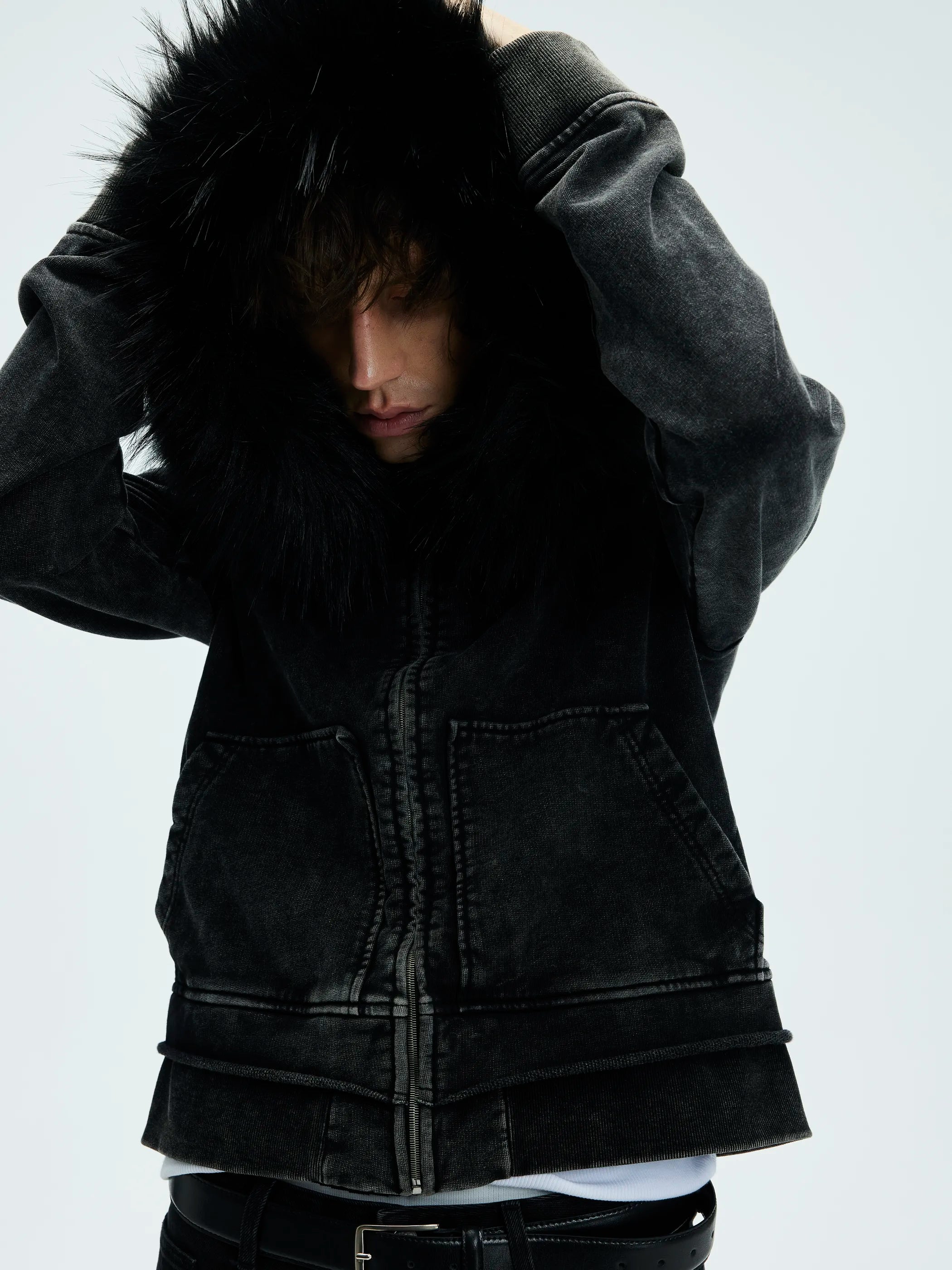 Detachable Hood Hoodie