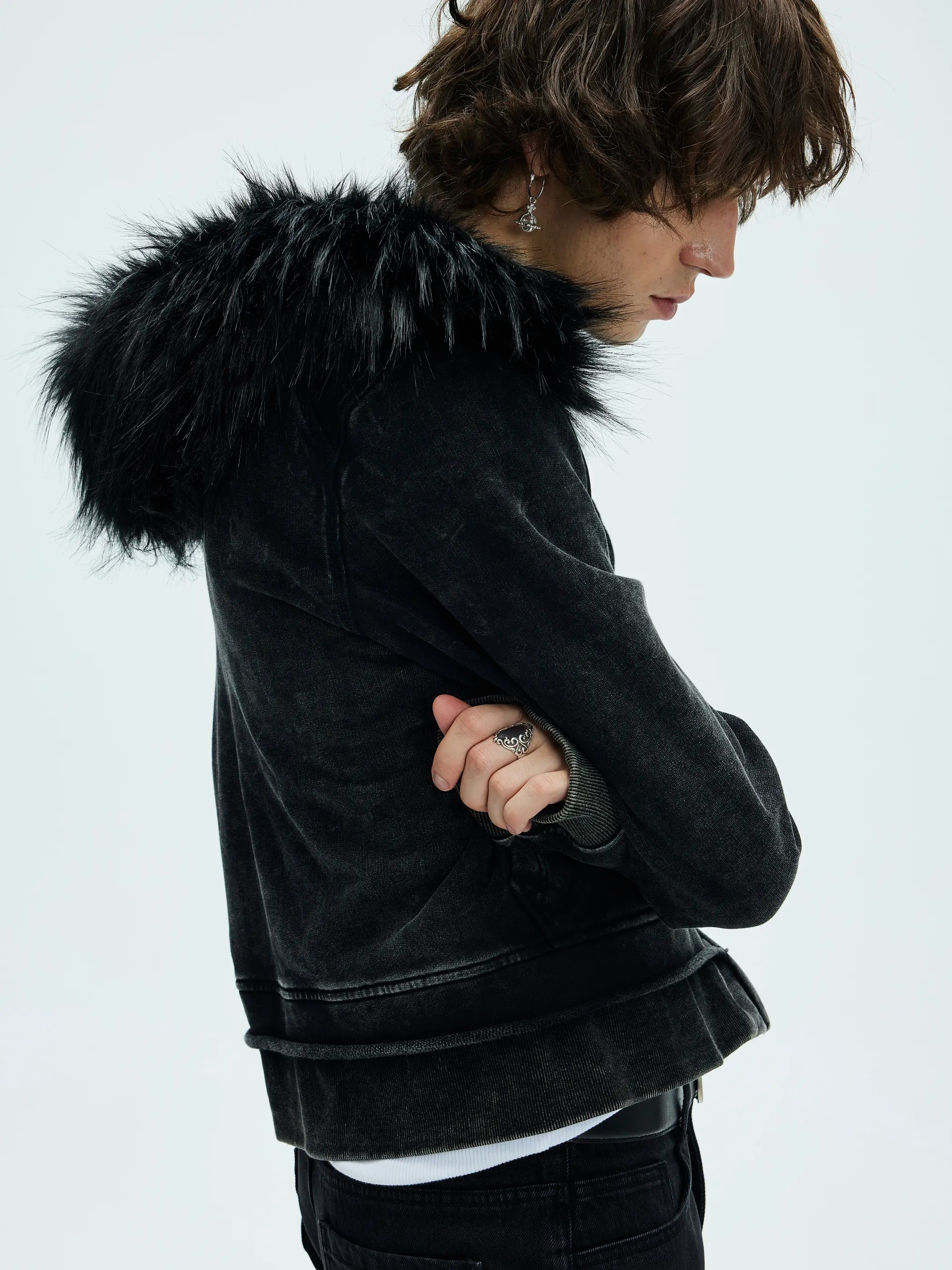 Detachable Hood Hoodie