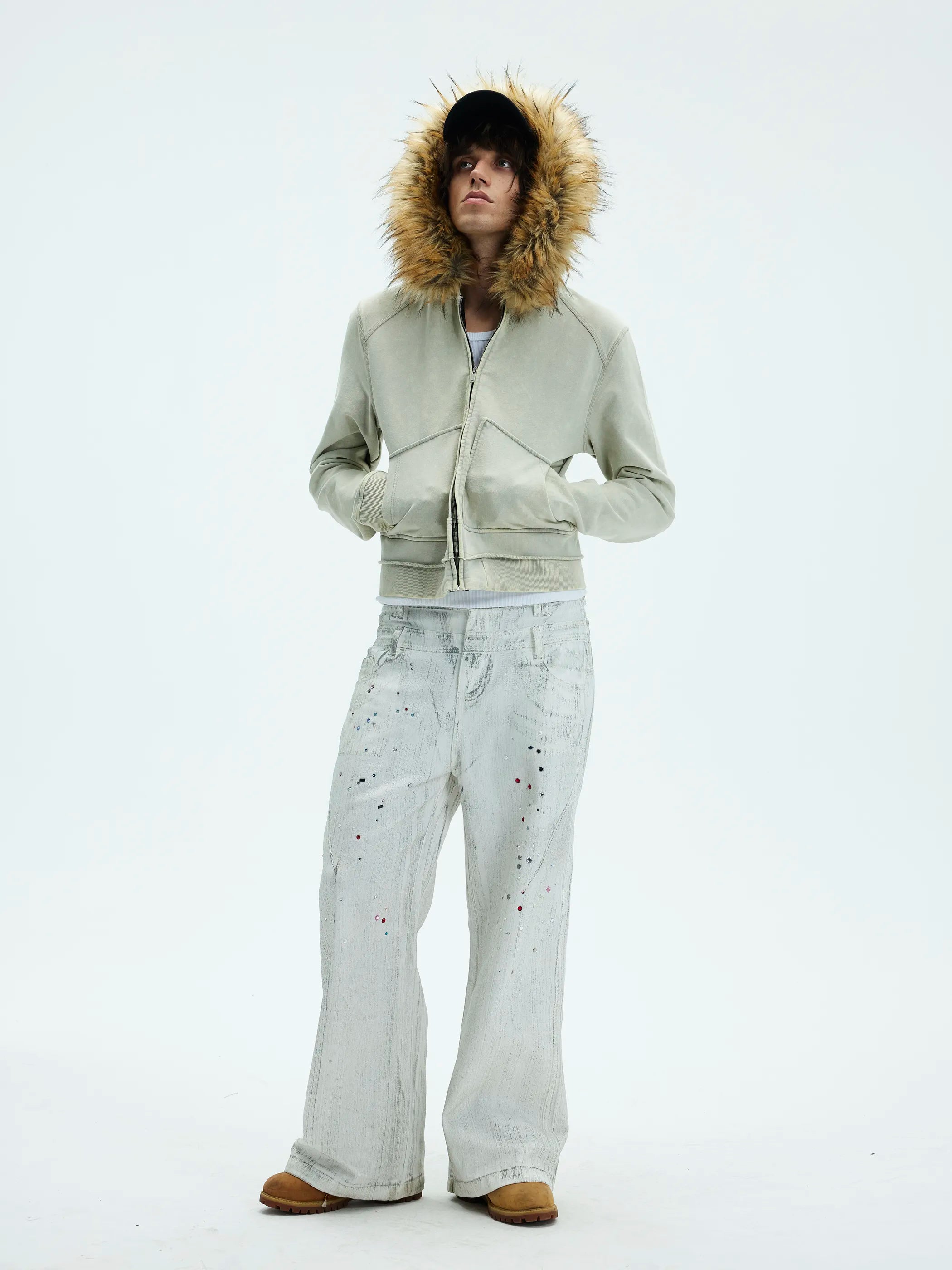 Detachable Hood Hoodie