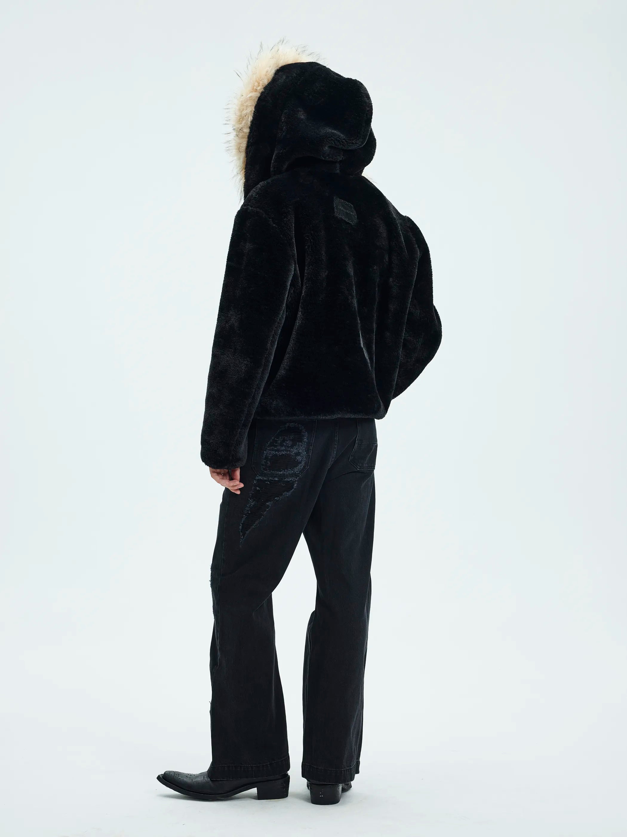 Zip-Off Fleece Hooded Coat