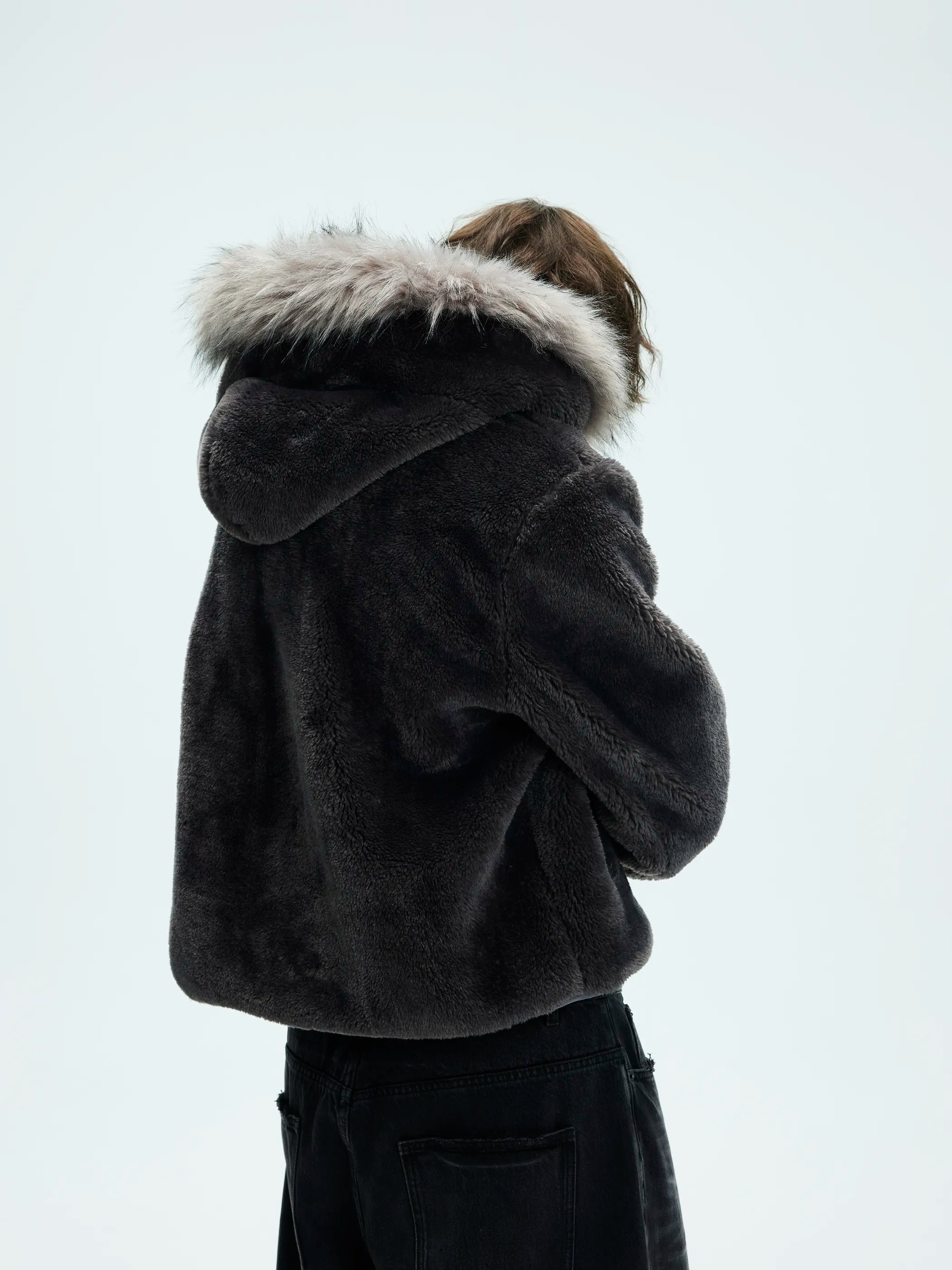 Zip-Off Fleece Hooded Coat