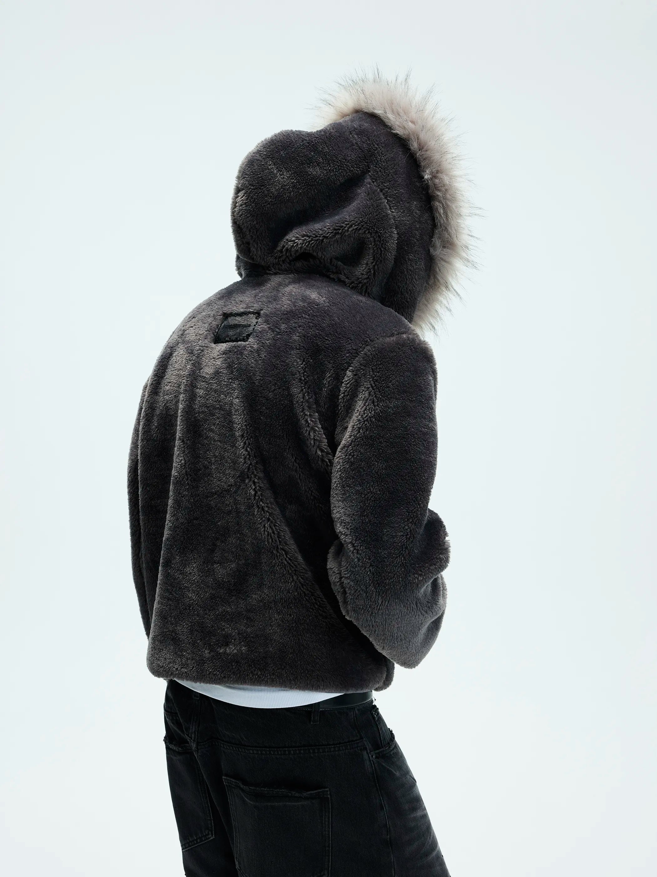 Zip-Off Fleece Hooded Coat