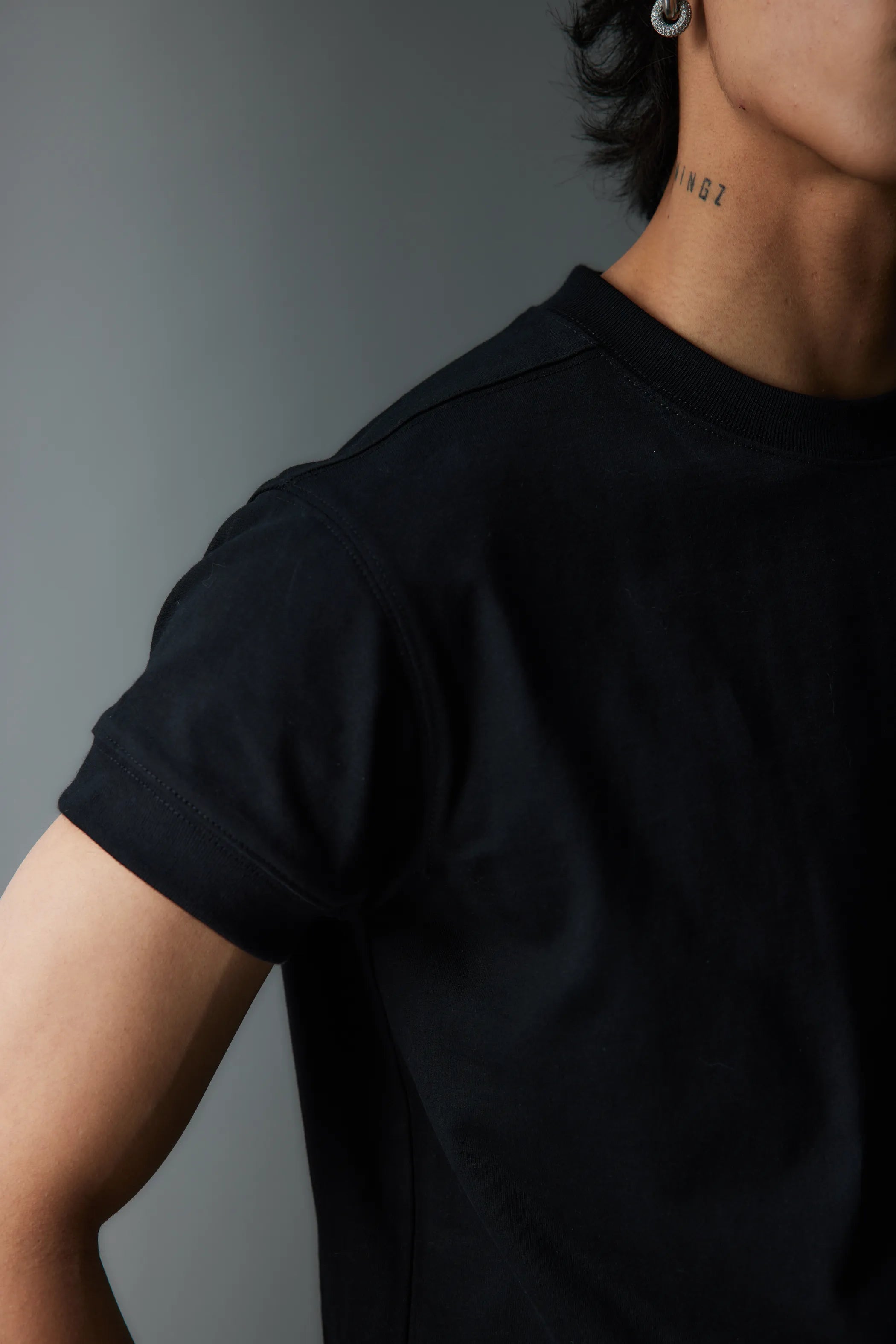 Leather-Label Premium Cotton Tee
