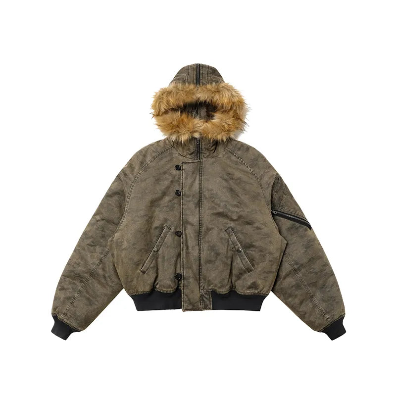 Washed N-2B bomber flight jacket