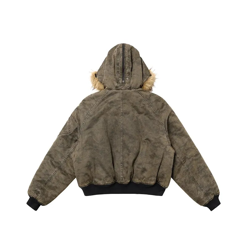 Washed N-2B bomber flight jacket