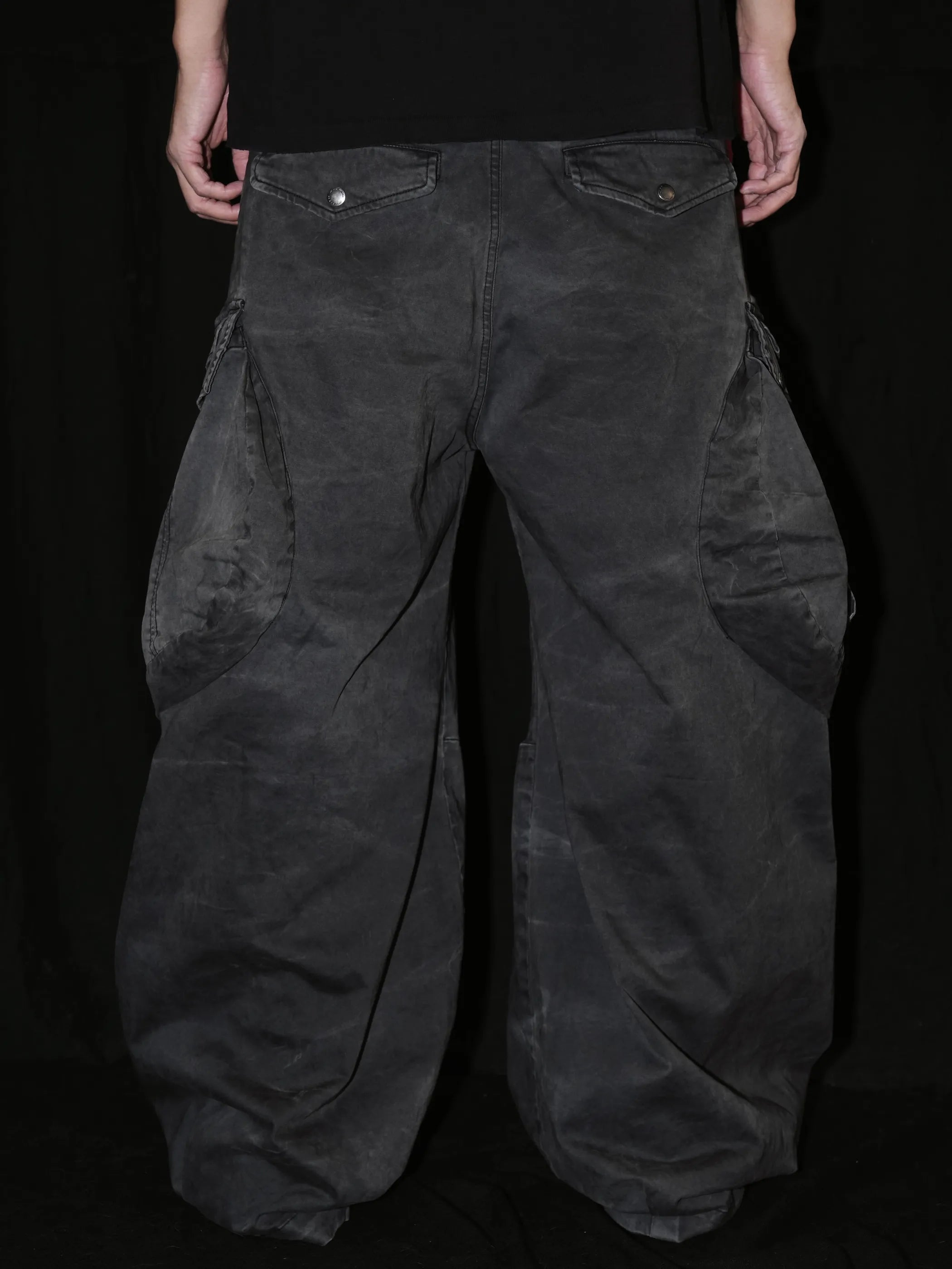 Water ripple bomber cargo pants