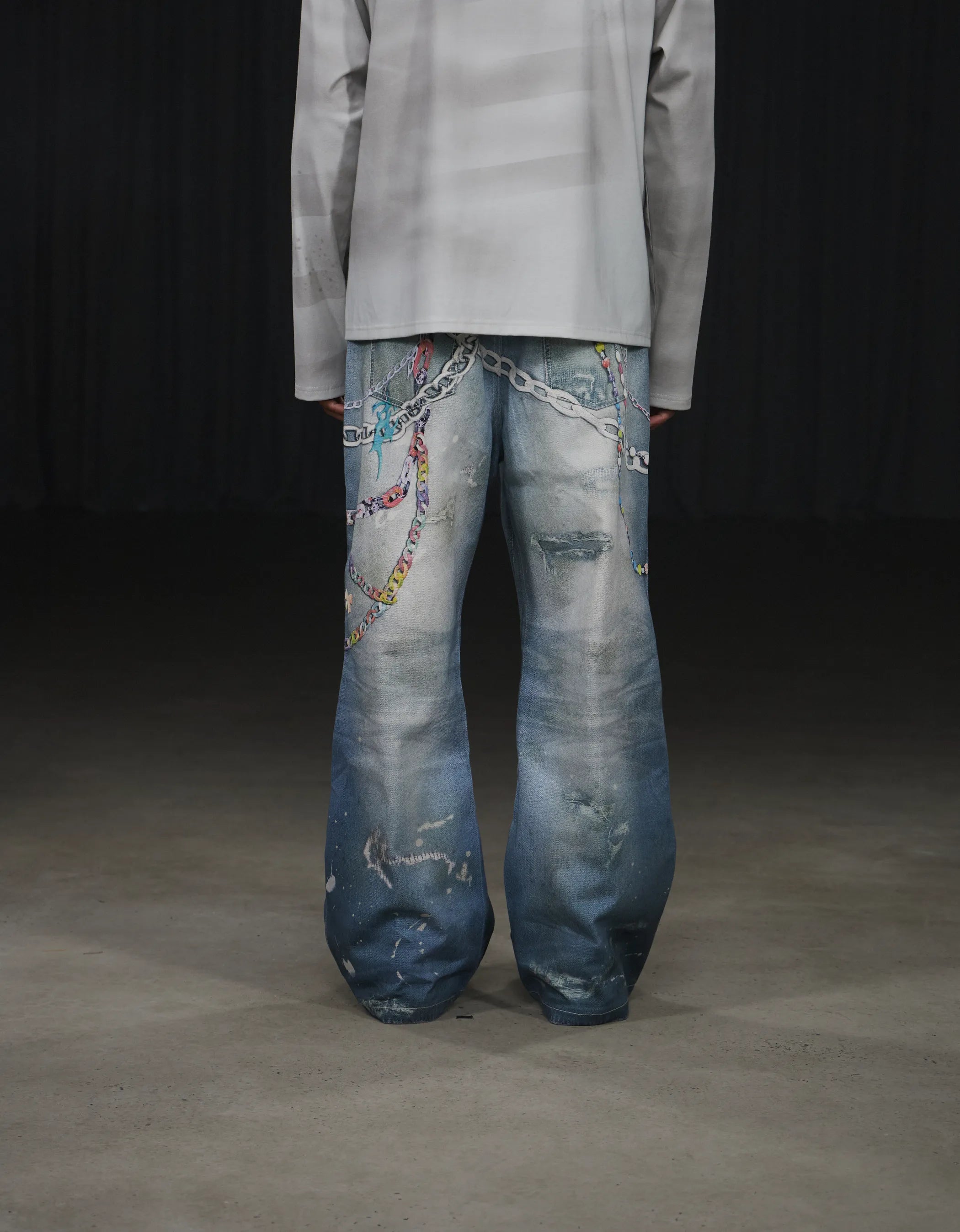 Cartoon Chain Pants