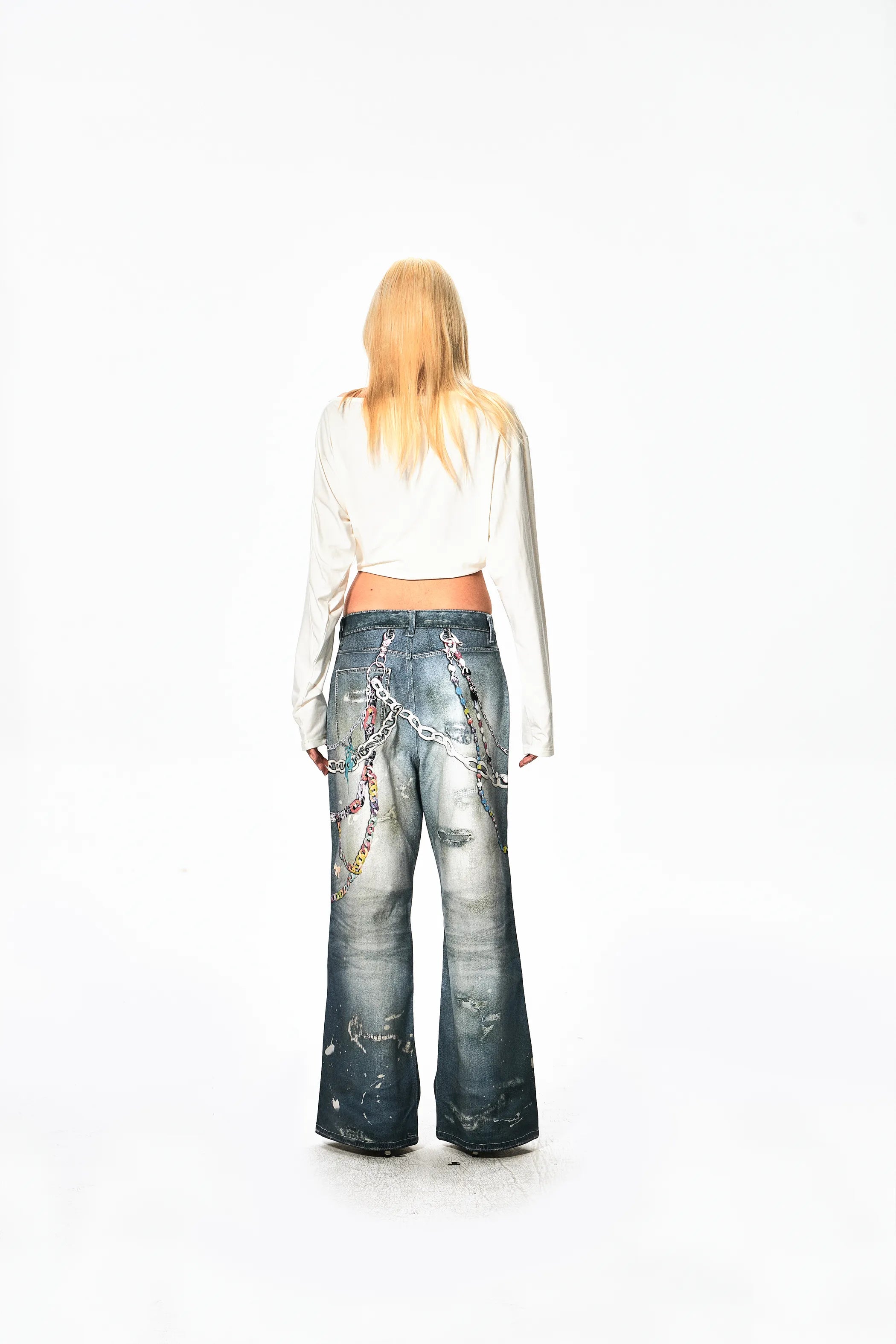 Cartoon Chain Pants