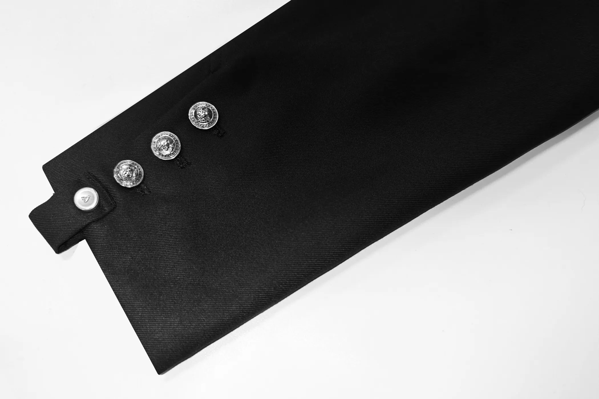 Cropped Punk Military Jacket