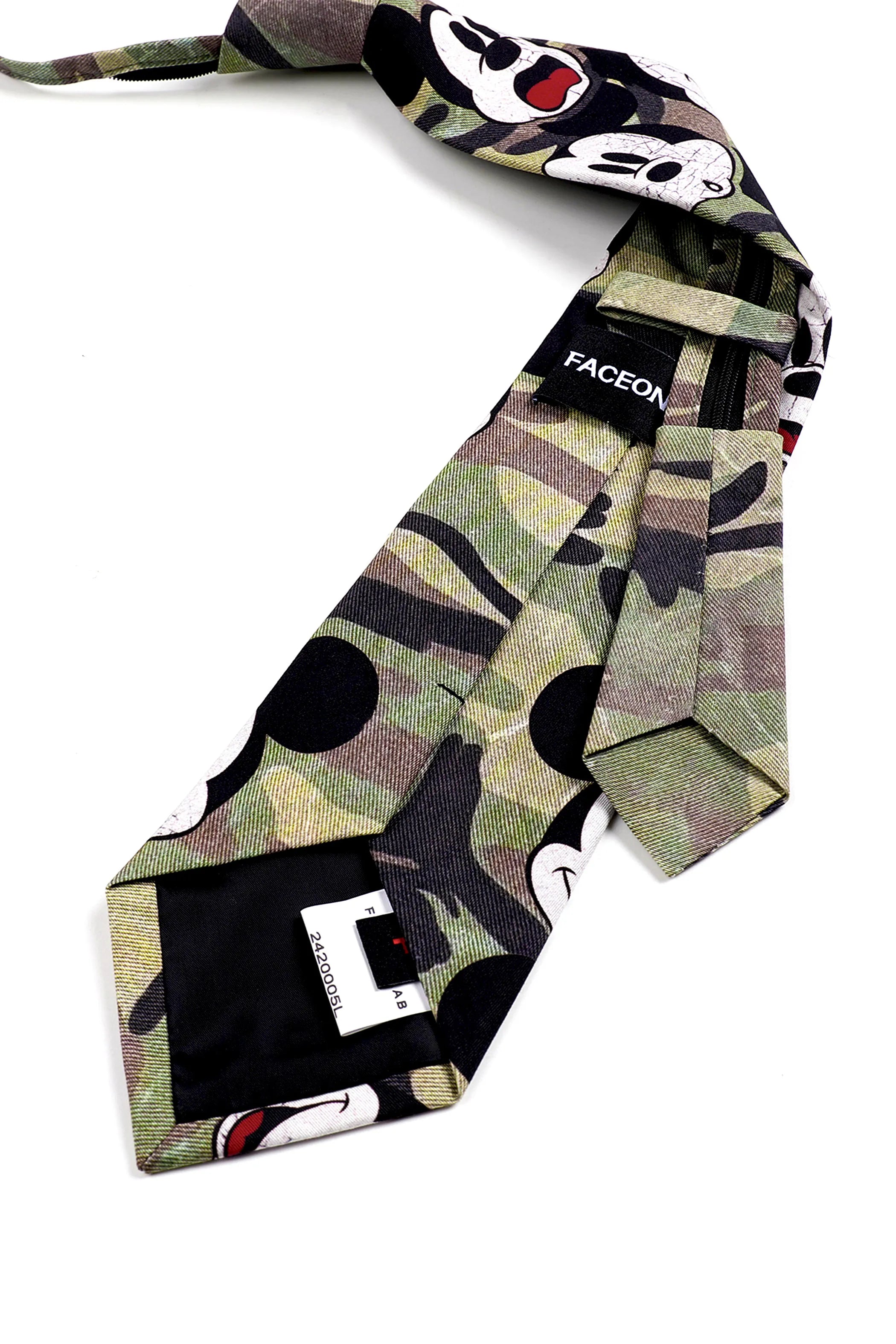 Emotional Mickey Camouflage Necktie