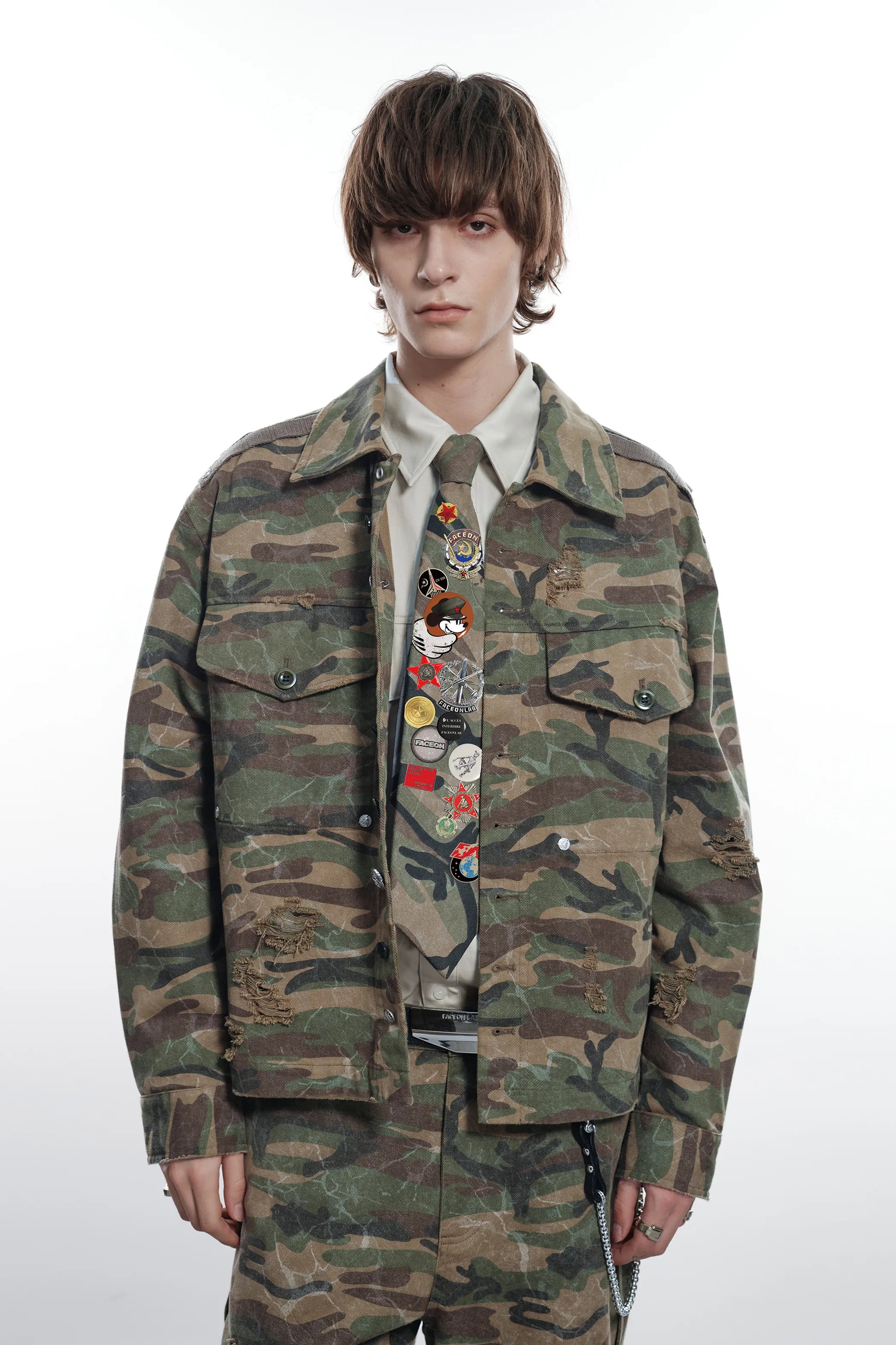 Glory Medal Camouflage Necktie