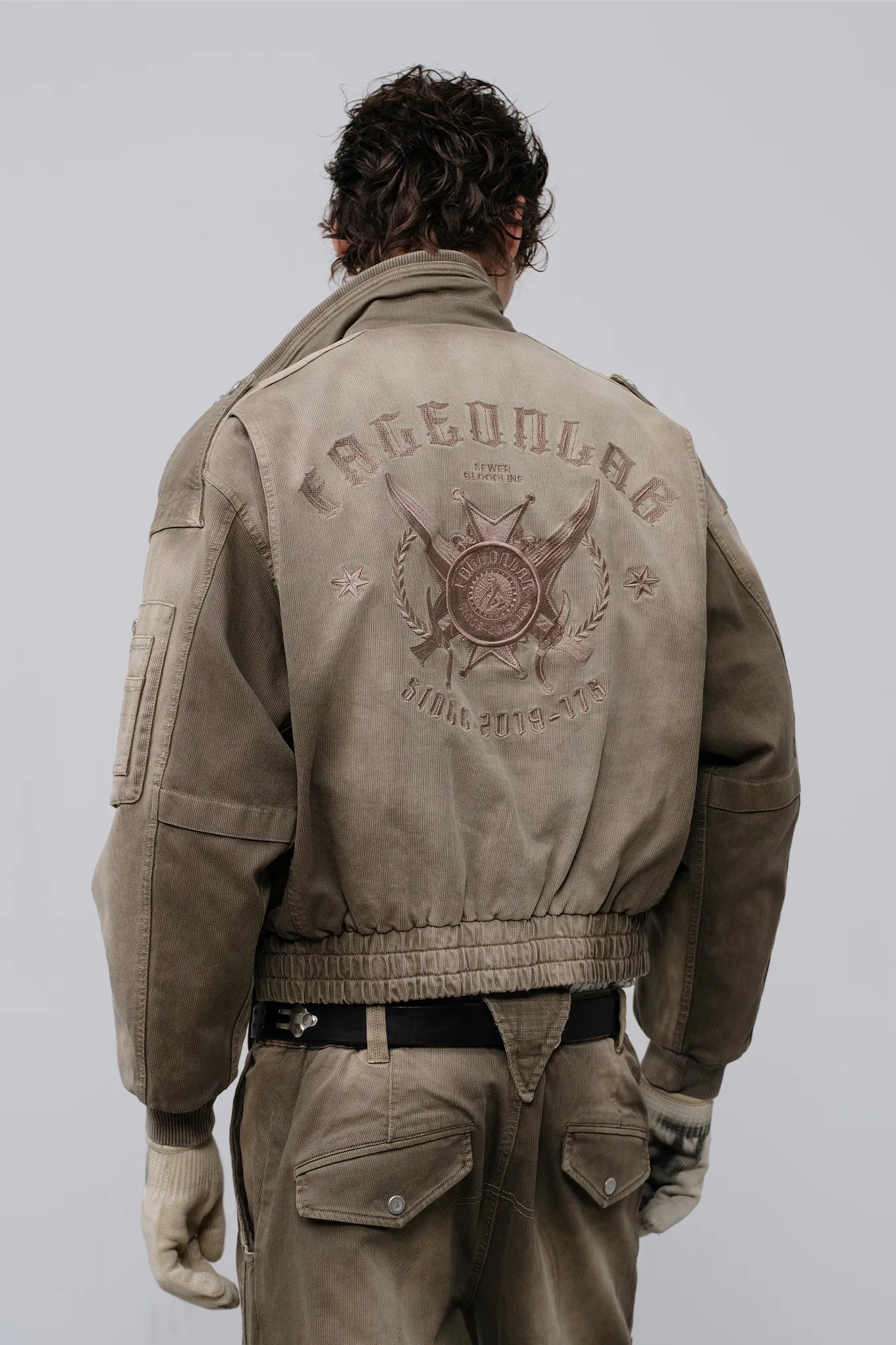 Mechanic Multi-Pocket Bomber Jacket