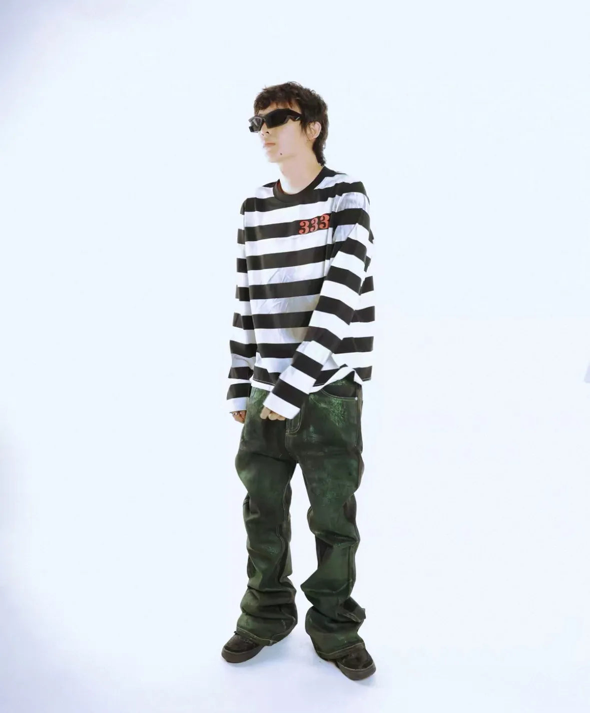 Paradise Striped Long Sleeve Tee