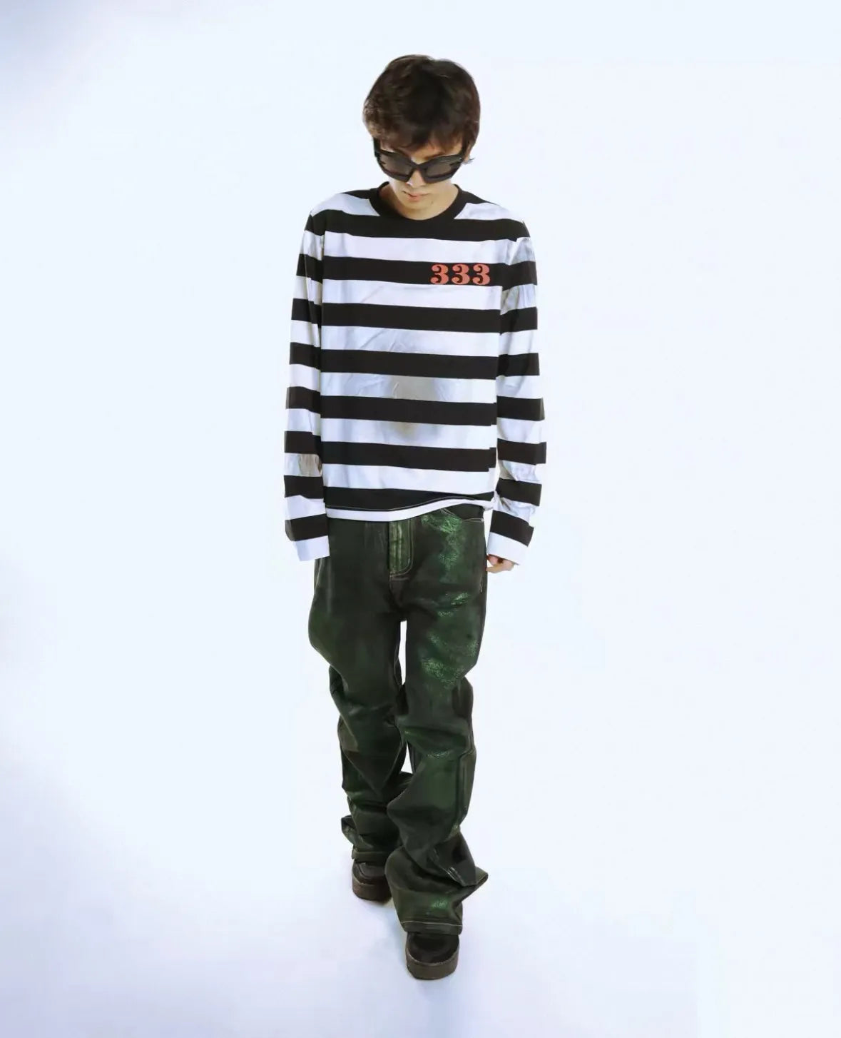 Paradise Striped Long Sleeve Tee