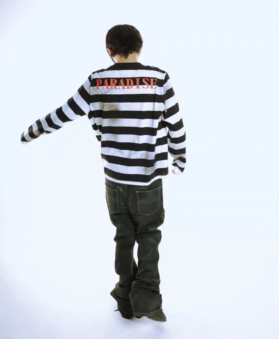 Paradise Striped Long Sleeve Tee