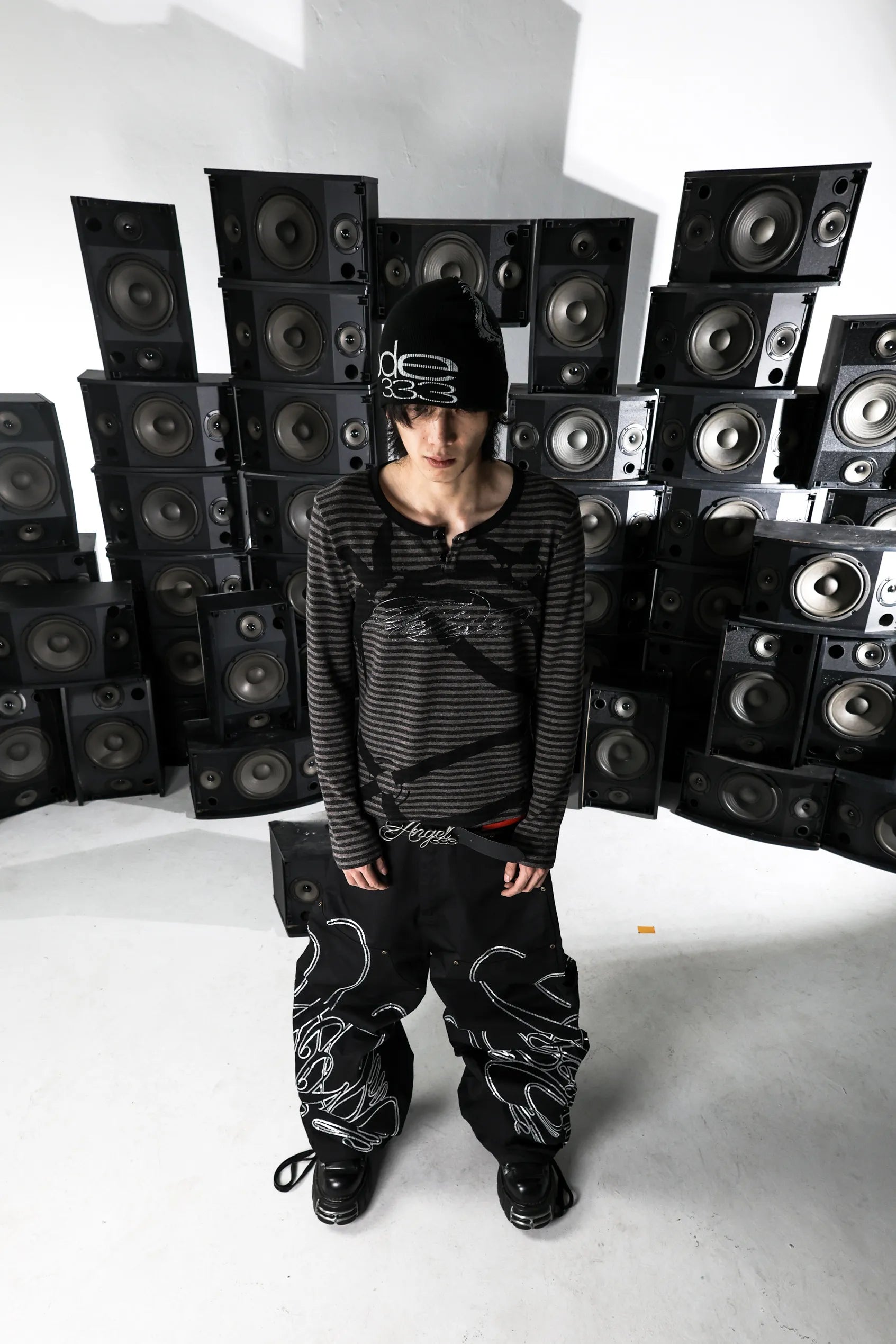 Skull Graphic Knit Beanie