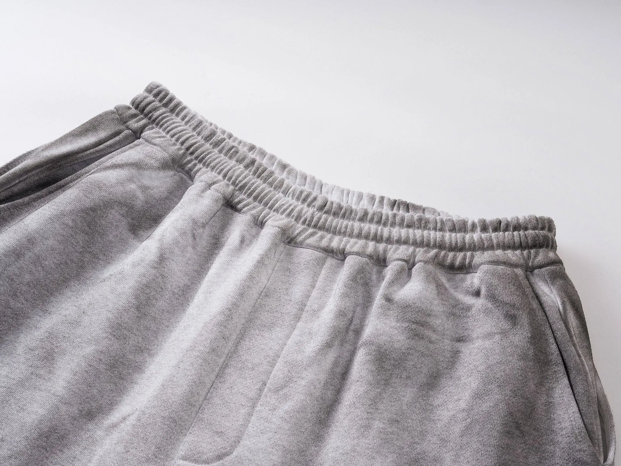 "✝" Distressed reversible sweatpants